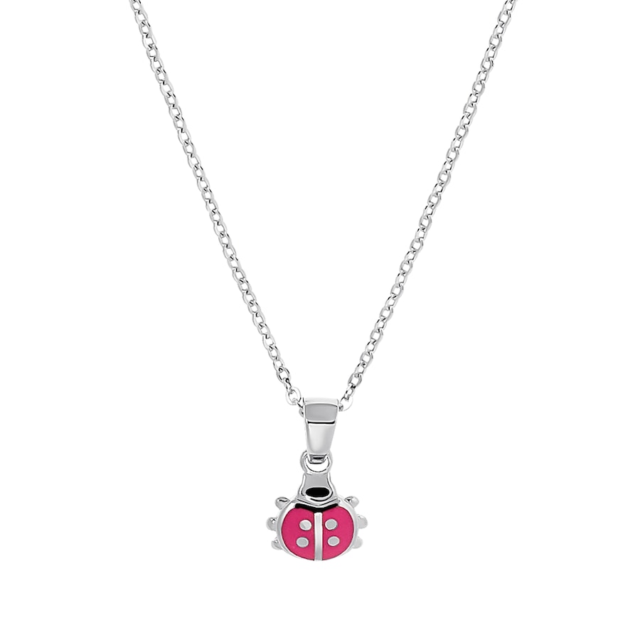 amor Kette mit Anhänger Pink Damen