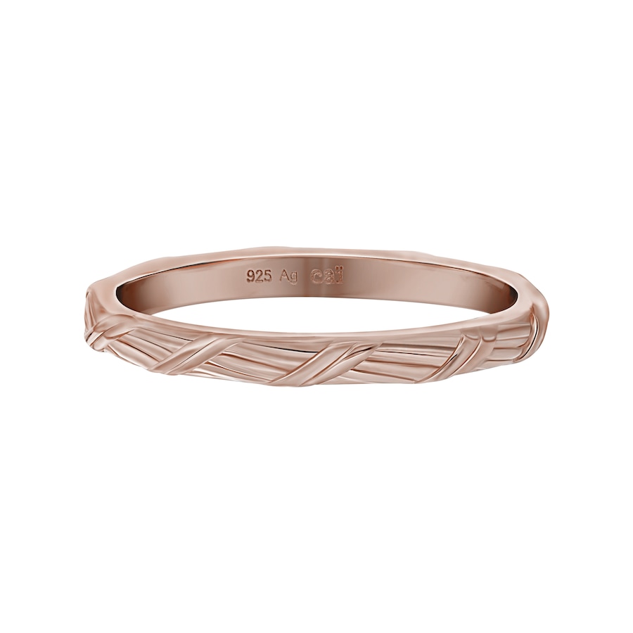 caï Ring 925/- Sterling Silber ohne Stein 060 (19,1) Damen