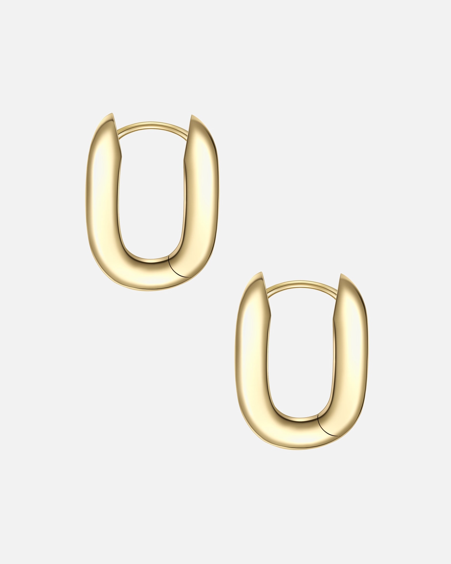 Creolen für Weiblich Yokoamii Creolen aus Messing in gelbgold 16,0 mm