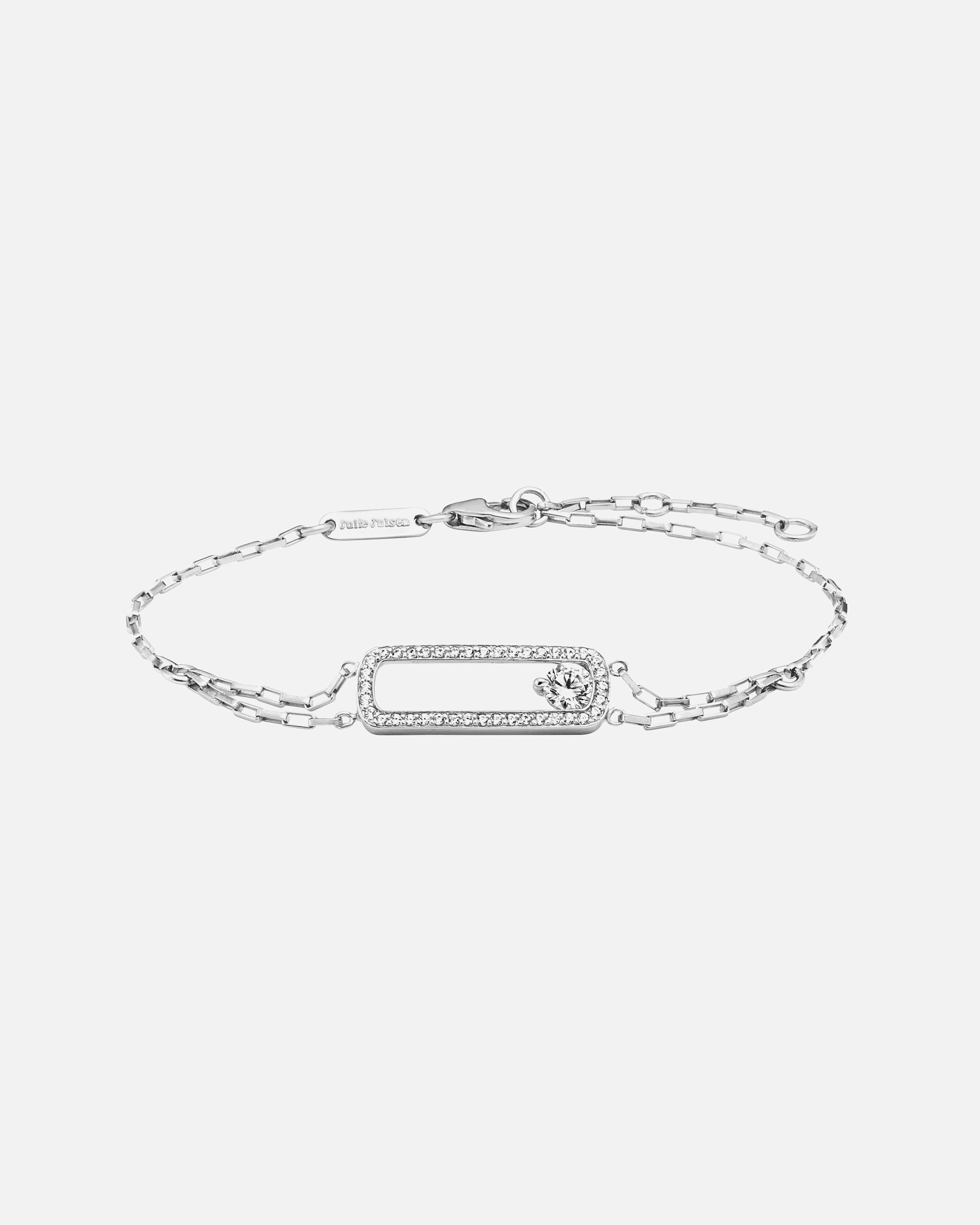 Armband für Weiblich Julie Julsen Armband 925/- Sterling Silber Zirkonia weiß