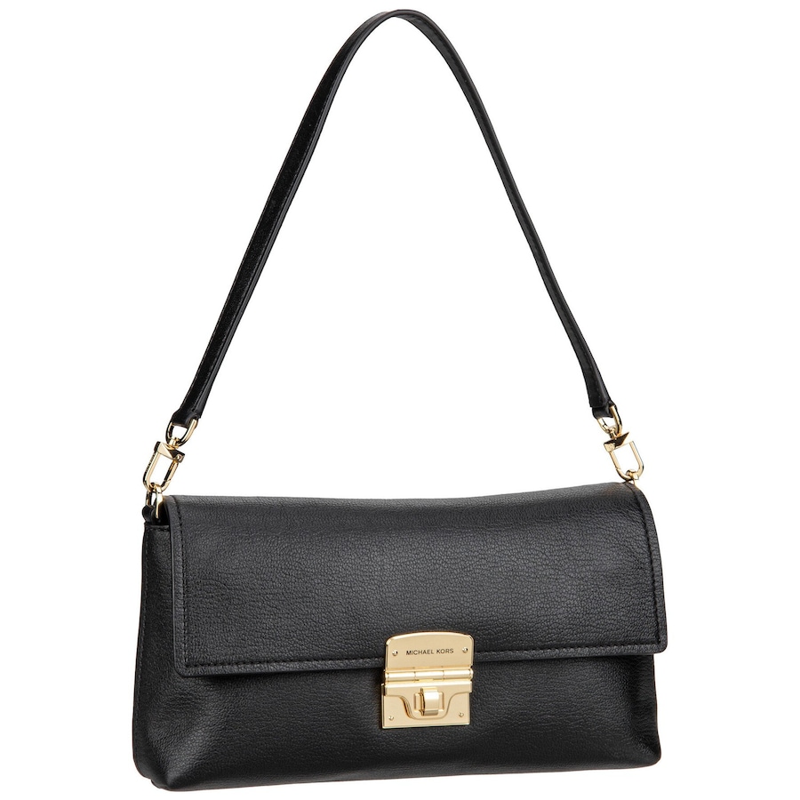 Michael Kors Schultertasche Addie MD Conv Pouchette Xbody Black Schwarz Damen