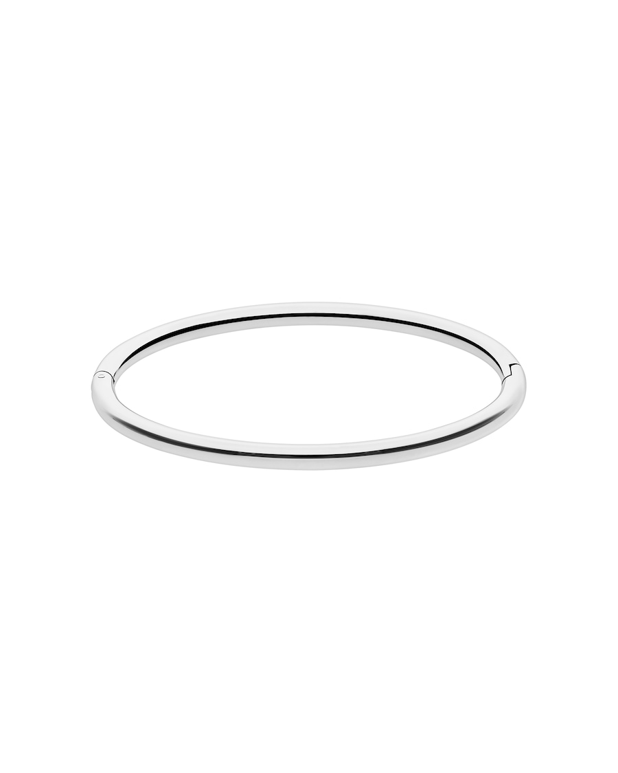 Lucardi Armband Stahl 55 mm Silber - 58.0mm Damen