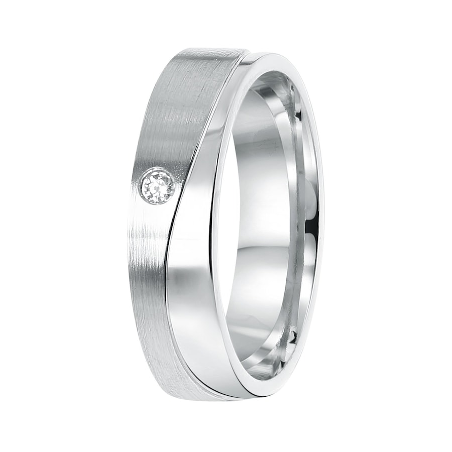 Lucardi Ringe 'Santorini' 925 Silber - silbern 55mm Herren