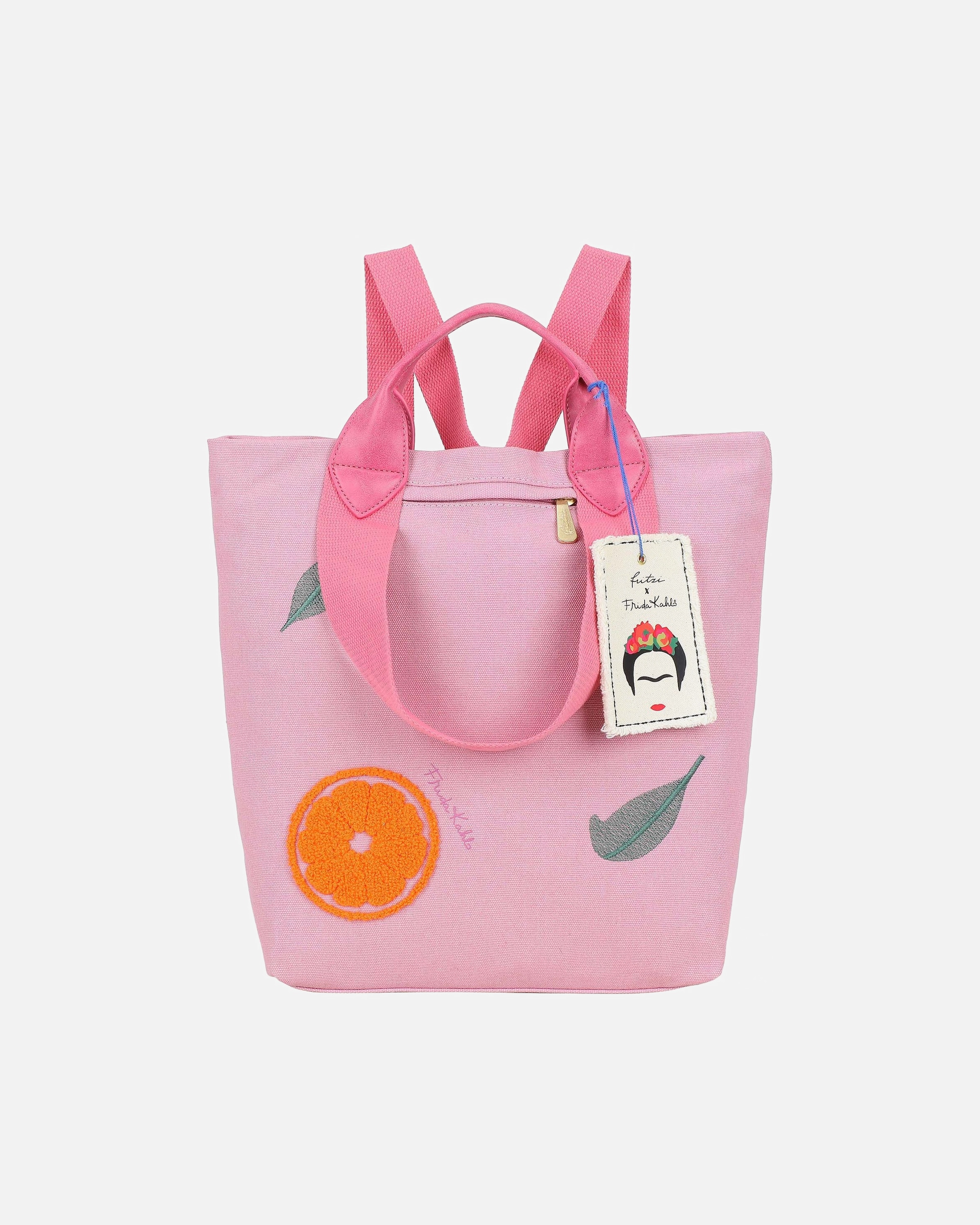 Rucksack für Weiblich Fritzi aus Preußen Fritzi x Frida Kahlo Limited Daypack rosa-orange
