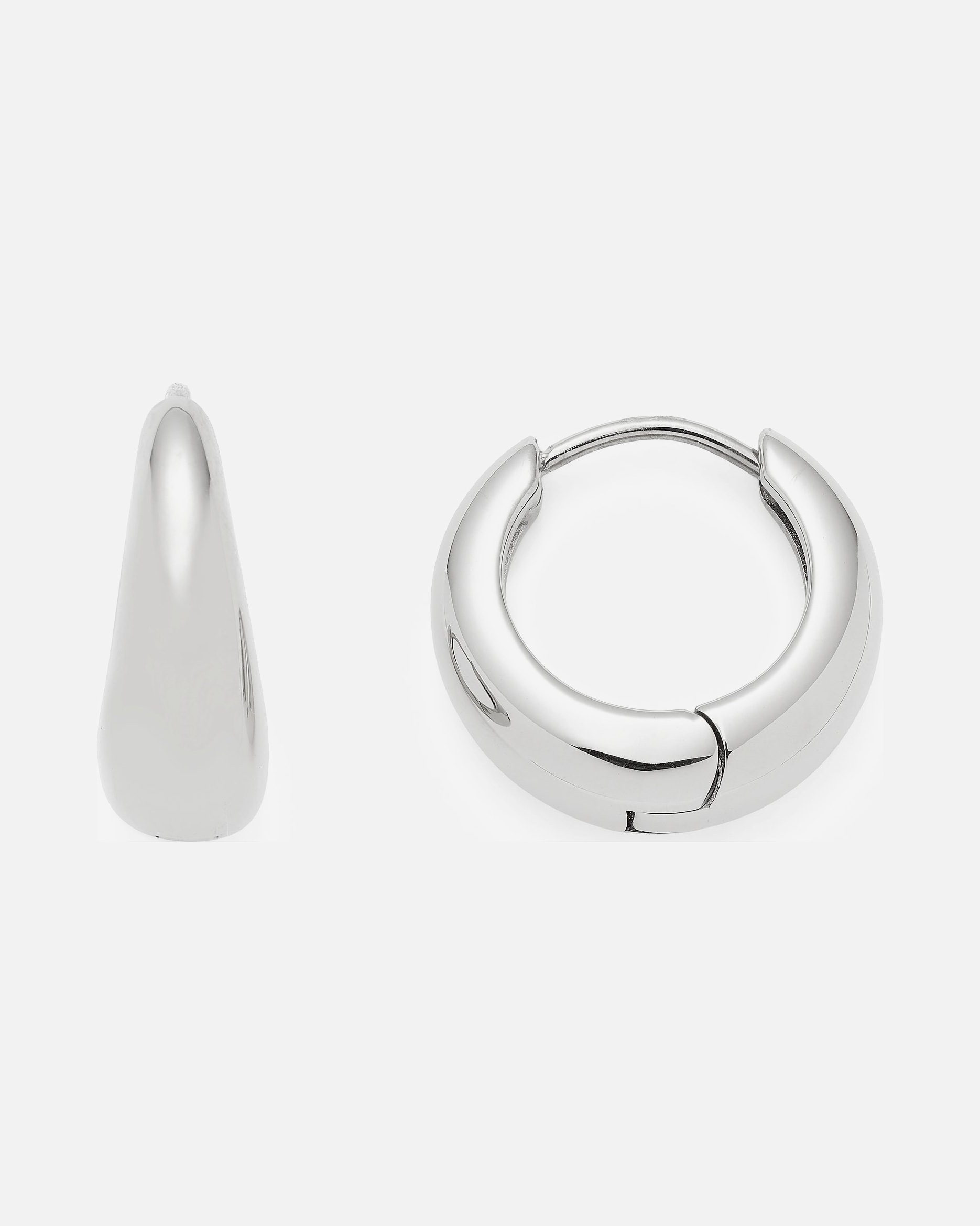 Ohrringe für Weiblich Leonardo Creolen Edelstahl silber