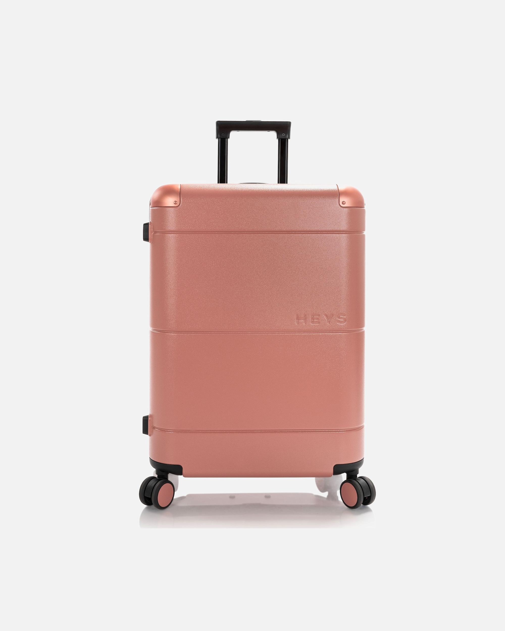 Koffer für Männlich Heys Zen 4 Rollen Trolley M 66 cm mit Dehnfalte coral
