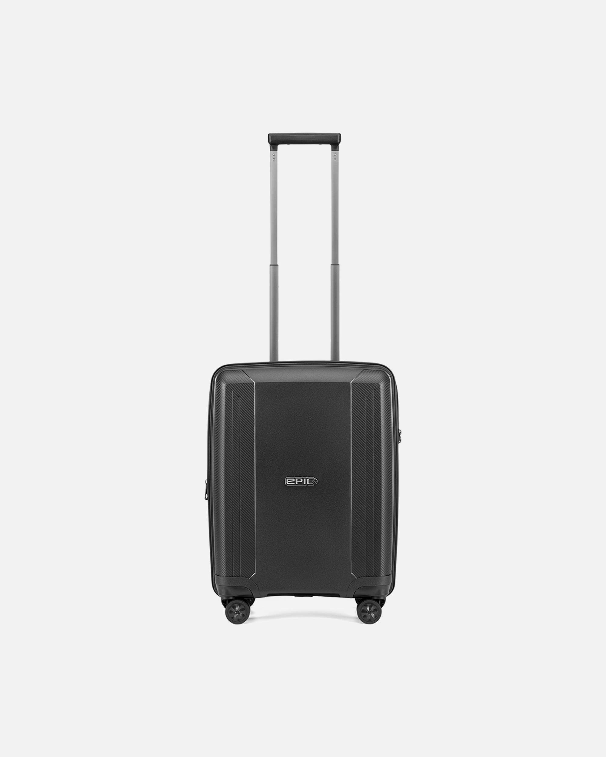 Handgepäckkoffer für Männlich Epic Anthem 4 Rollen Kabinentrolley 55 cm mit Dehnfalte voidblack