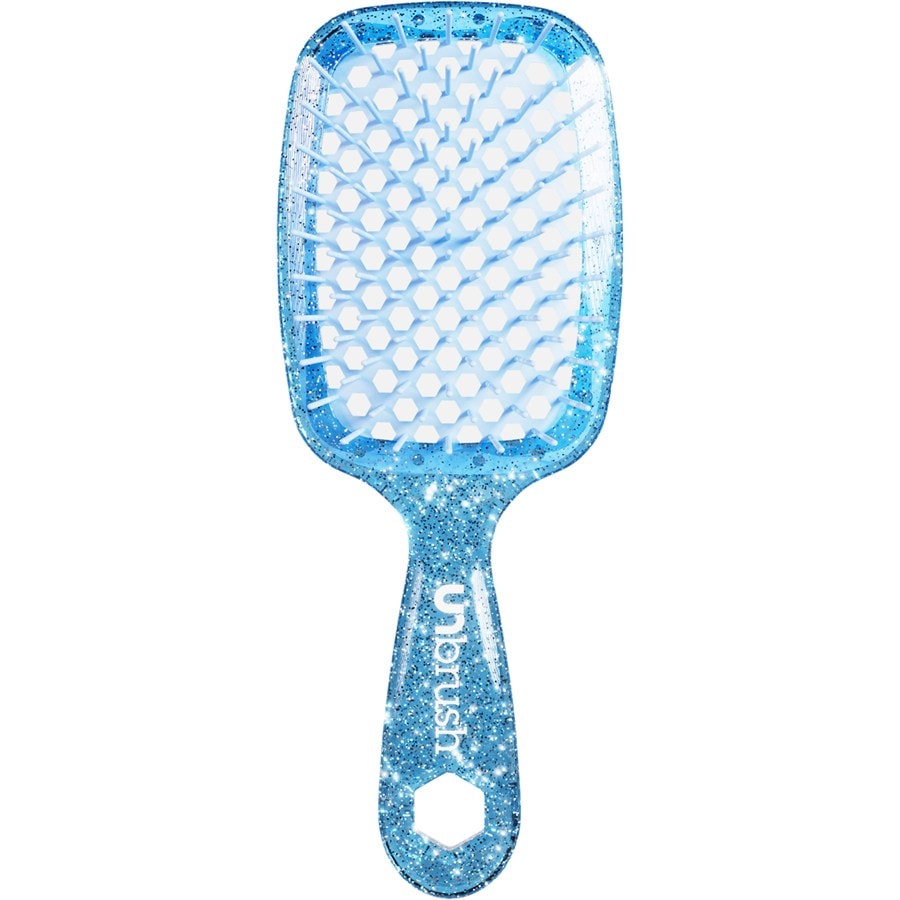 UNbrush Detangling Hair Brush Glitter - Sapphire