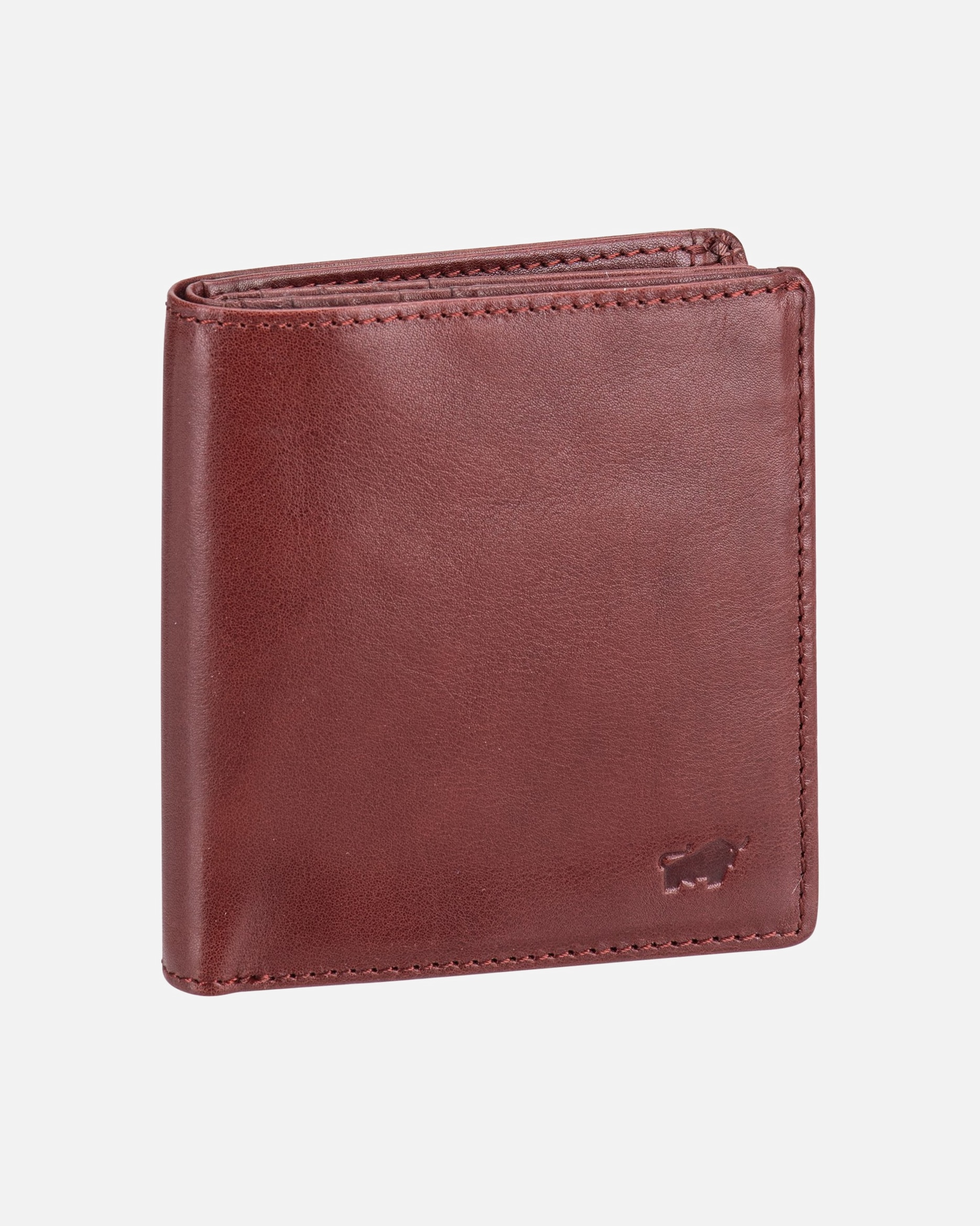 Portemonnaie für Unisex Braun Büffel Geldbörse Arezzo RFID Carré 8Cs Tabak