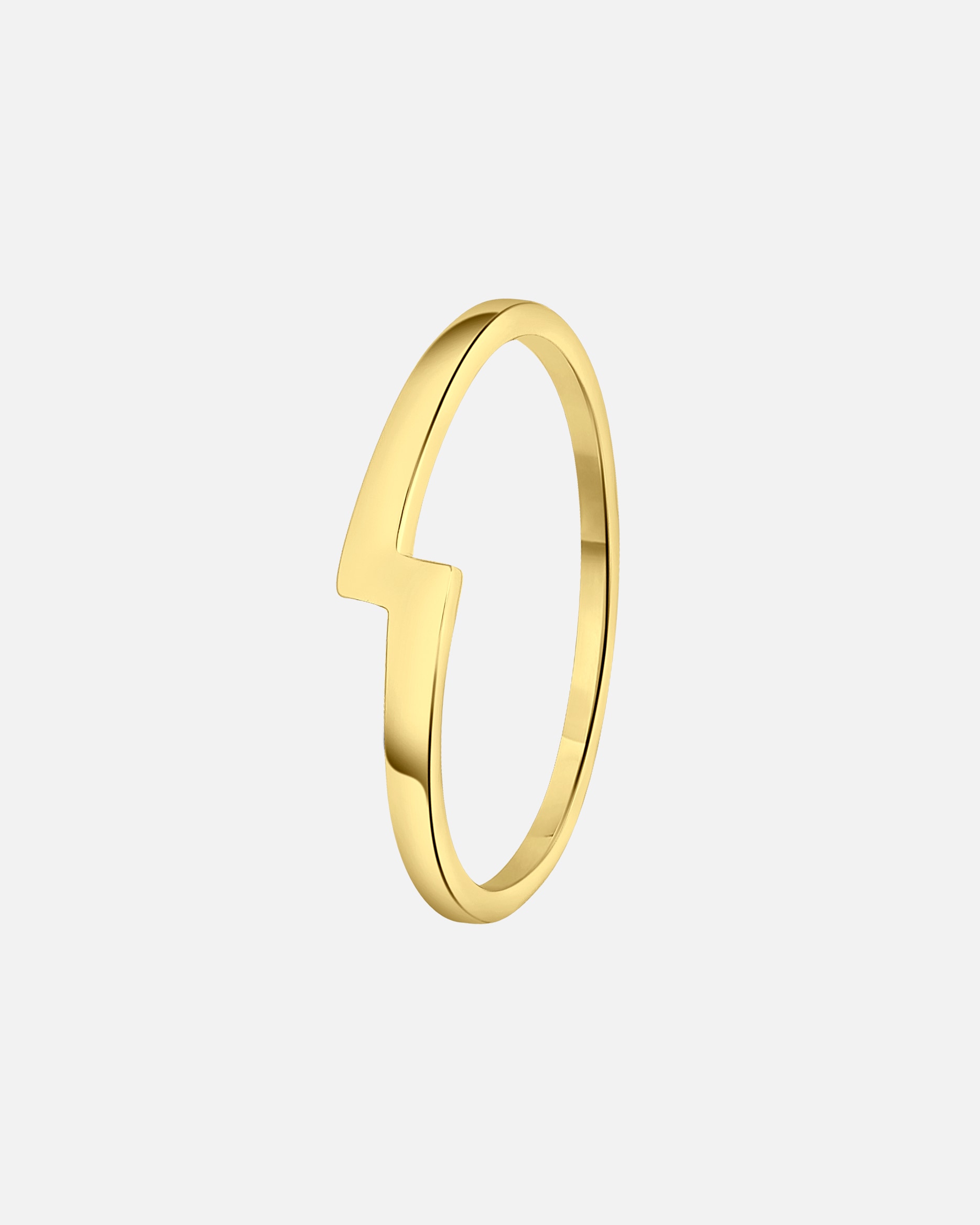 Ring für Weiblich Lucardi Ringe 925 Silber Gold - 55mm