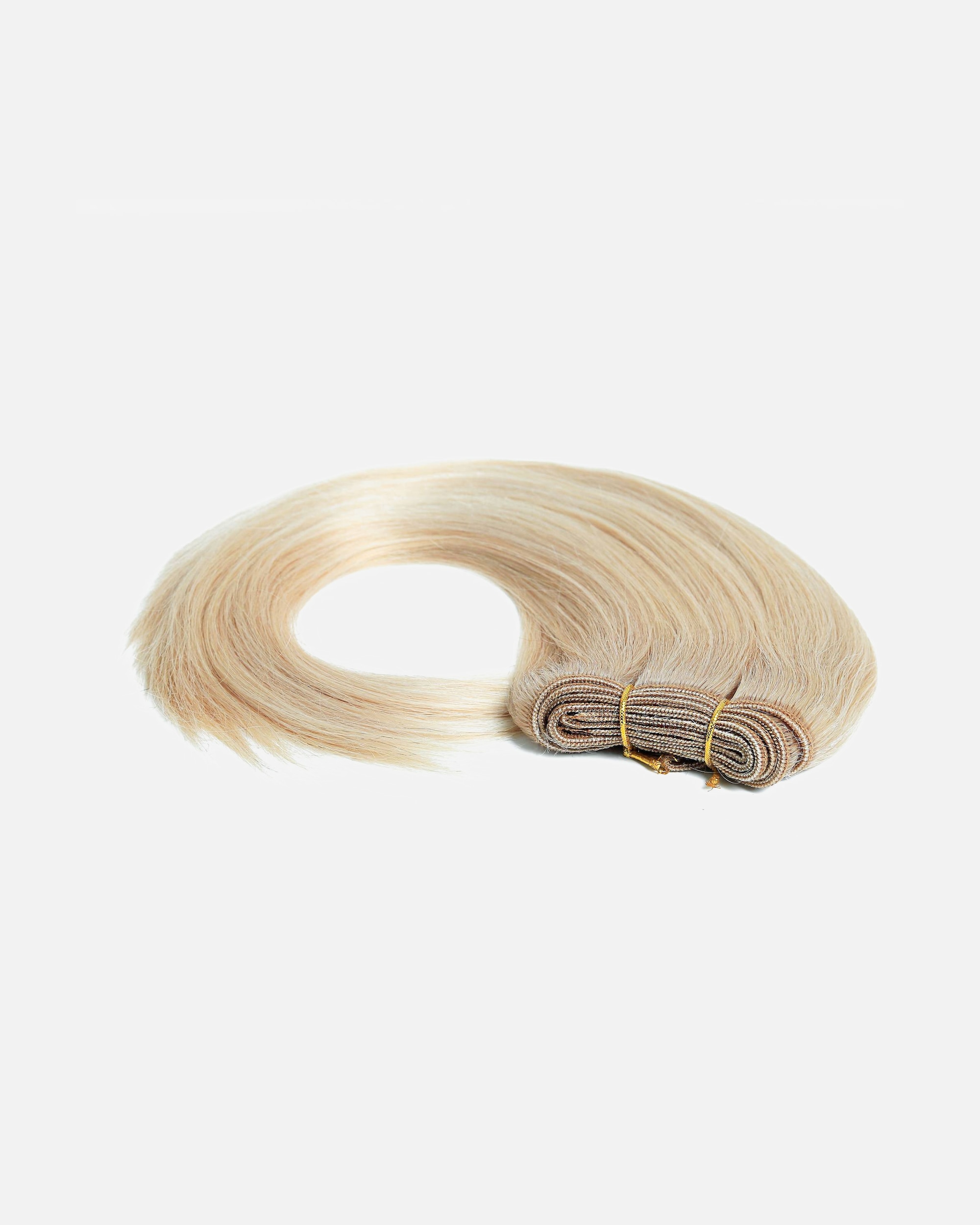 Extensions für Weiblich hair2heart Tresse Extensions Echthaar #10/1 Hell-Lichtblond Asch 100g 50cm