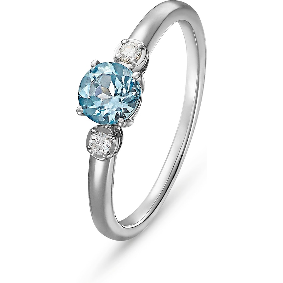 CHRIST Damenring 585er Weißgold 58 Damen