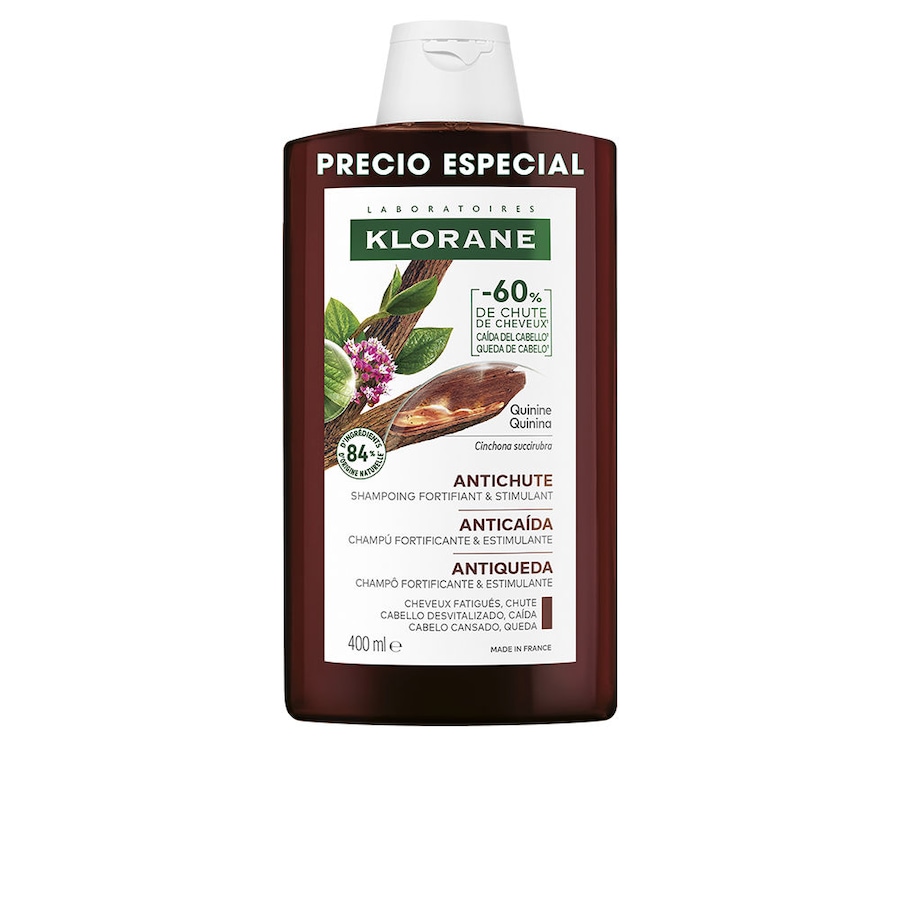 Klorane QUININ UND EDELWEISS BIO Anti-Haarausfall Shampoo 400 ml