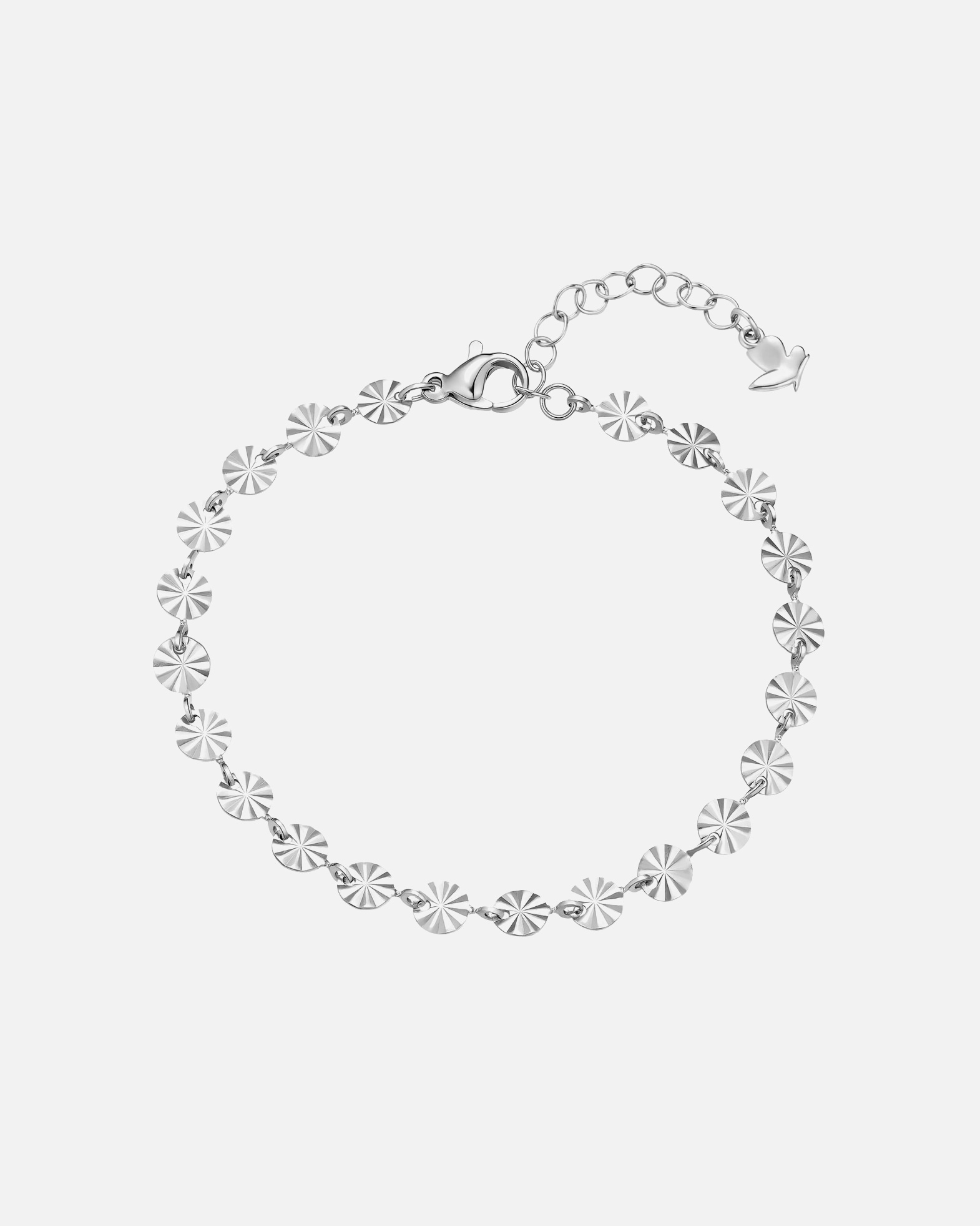 Armband für Weiblich Glanzstücke München Armband aus Edelstahl in Silber 17,0 cm Basislänge + 3,0 cm Verlängerung