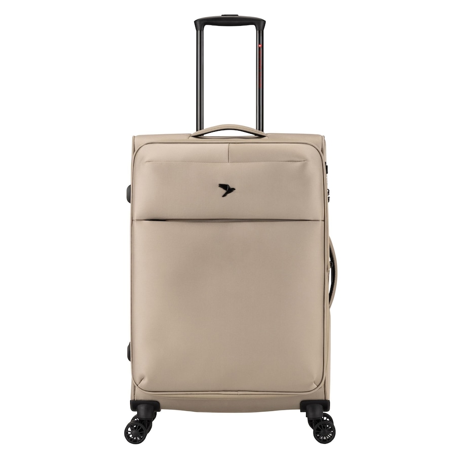 Pack Easy GoOn 4 Rollen Trolley M 67 cm mit Dehnfalte beige Nude