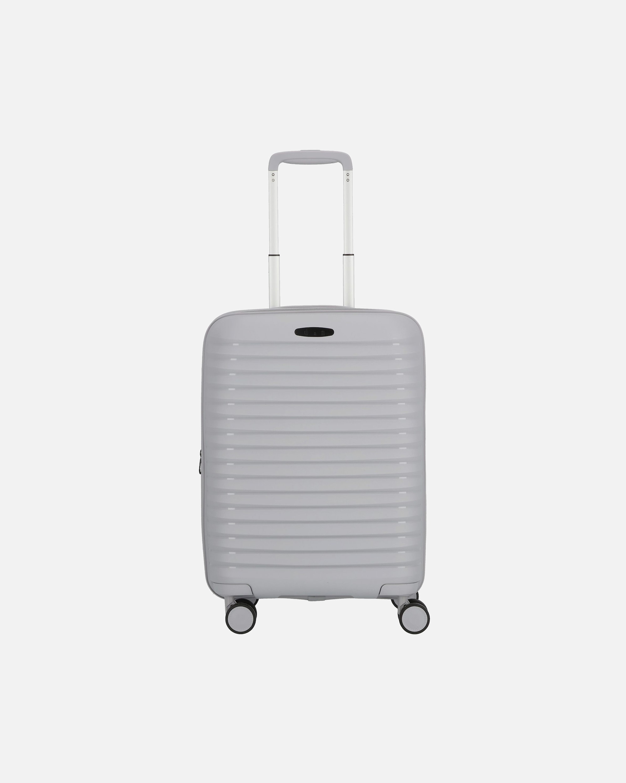 Handgepäckkoffer für Männlich d & n Travel Line 4500 4 Rollen Kabinentrolley S 55 cm mit Dehnfalte grey
