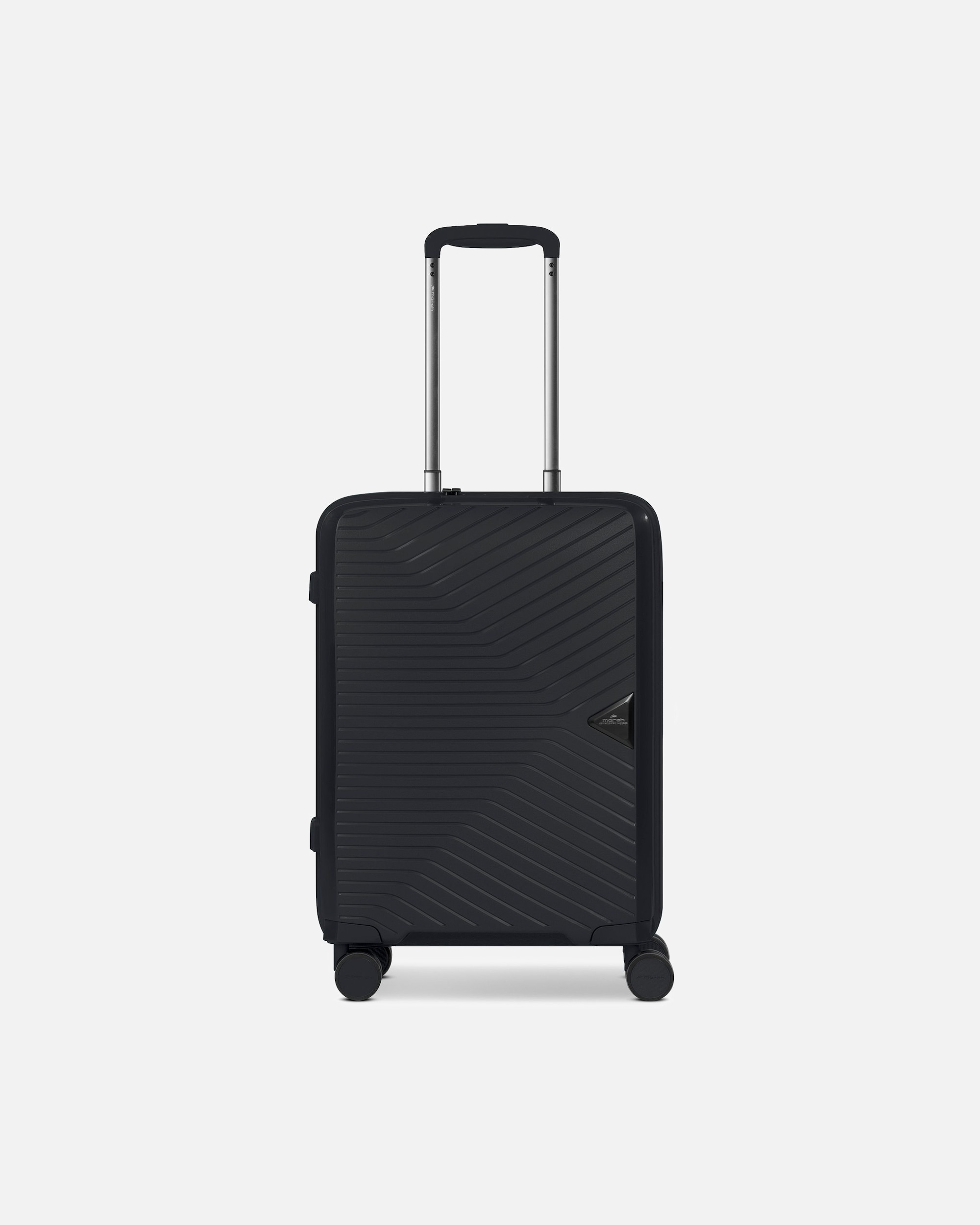 Handgepäckkoffer für Männlich March15 Trading Gotthard Edition 4 Rollen Kabinentrolley 55 cm black metallic