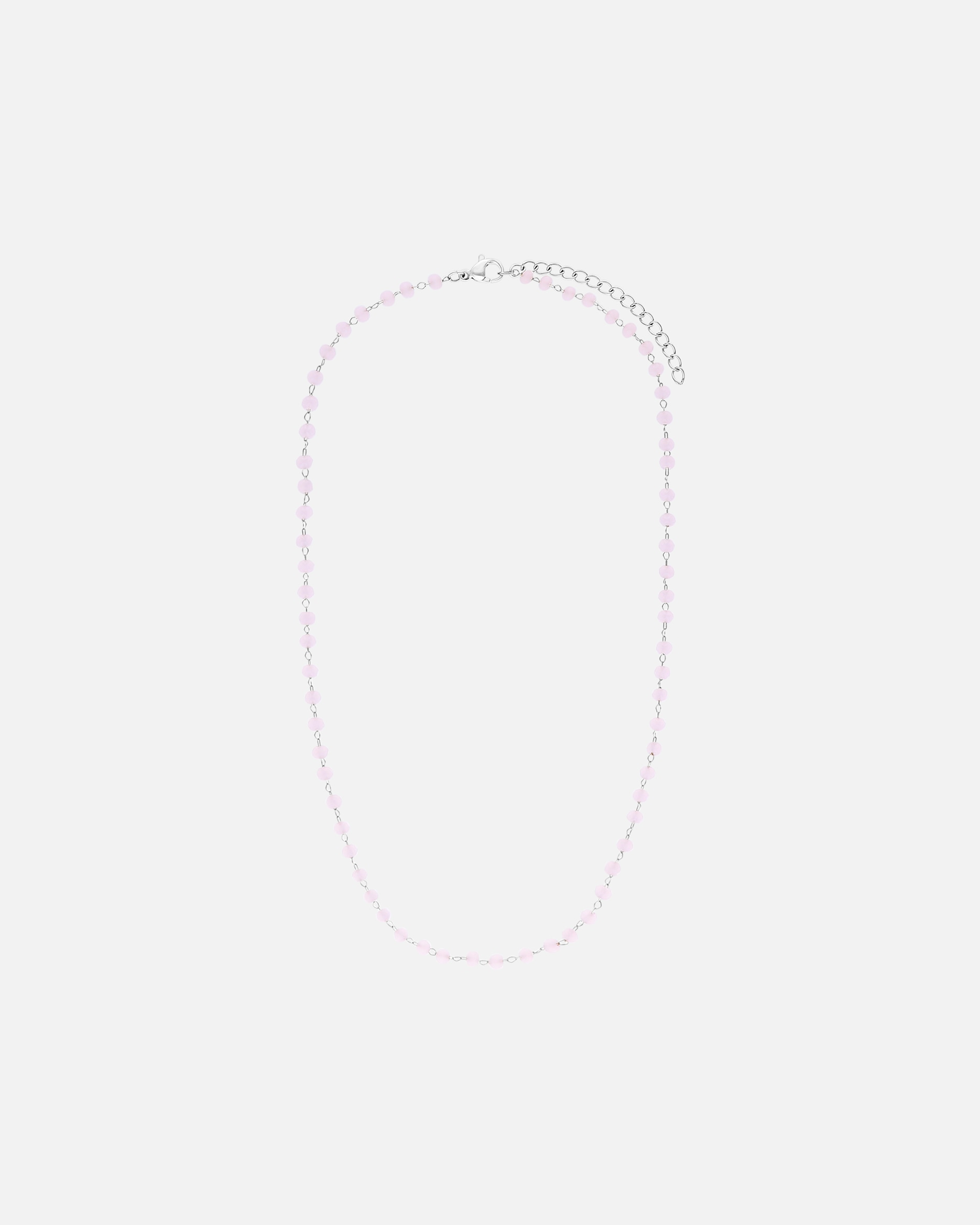 Halskette für Weiblich Lucardi Halskette Stahl 45 cm - Silberfarbig Silber