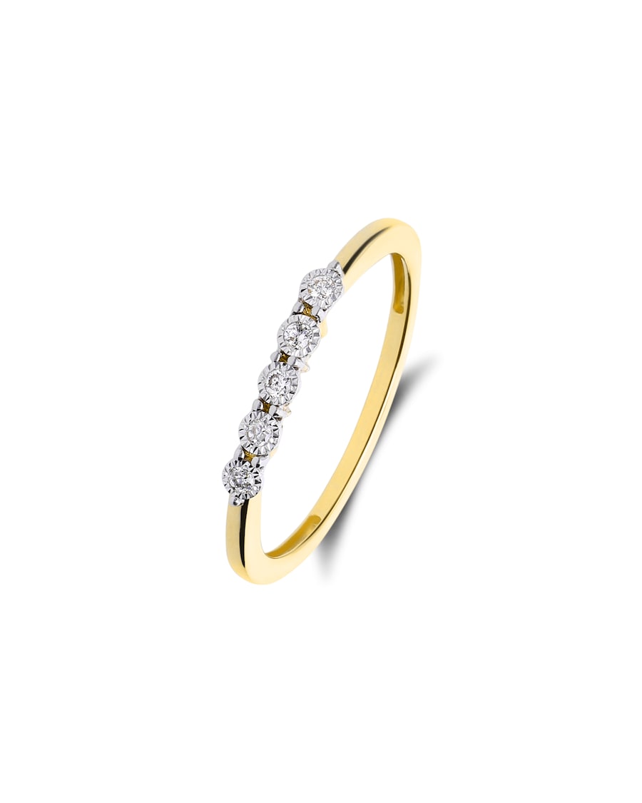 Lucardi Ring 585 Gold 58mm Damen