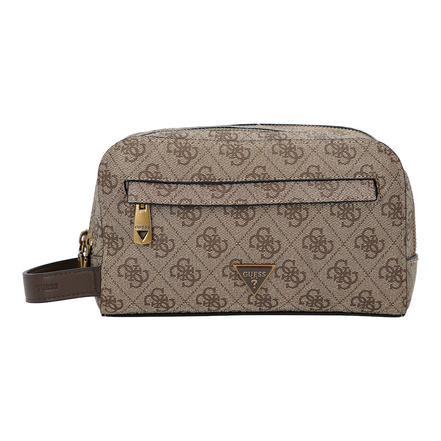Guess Milano Kulturbeutel beige-brown Hellbraun Herren