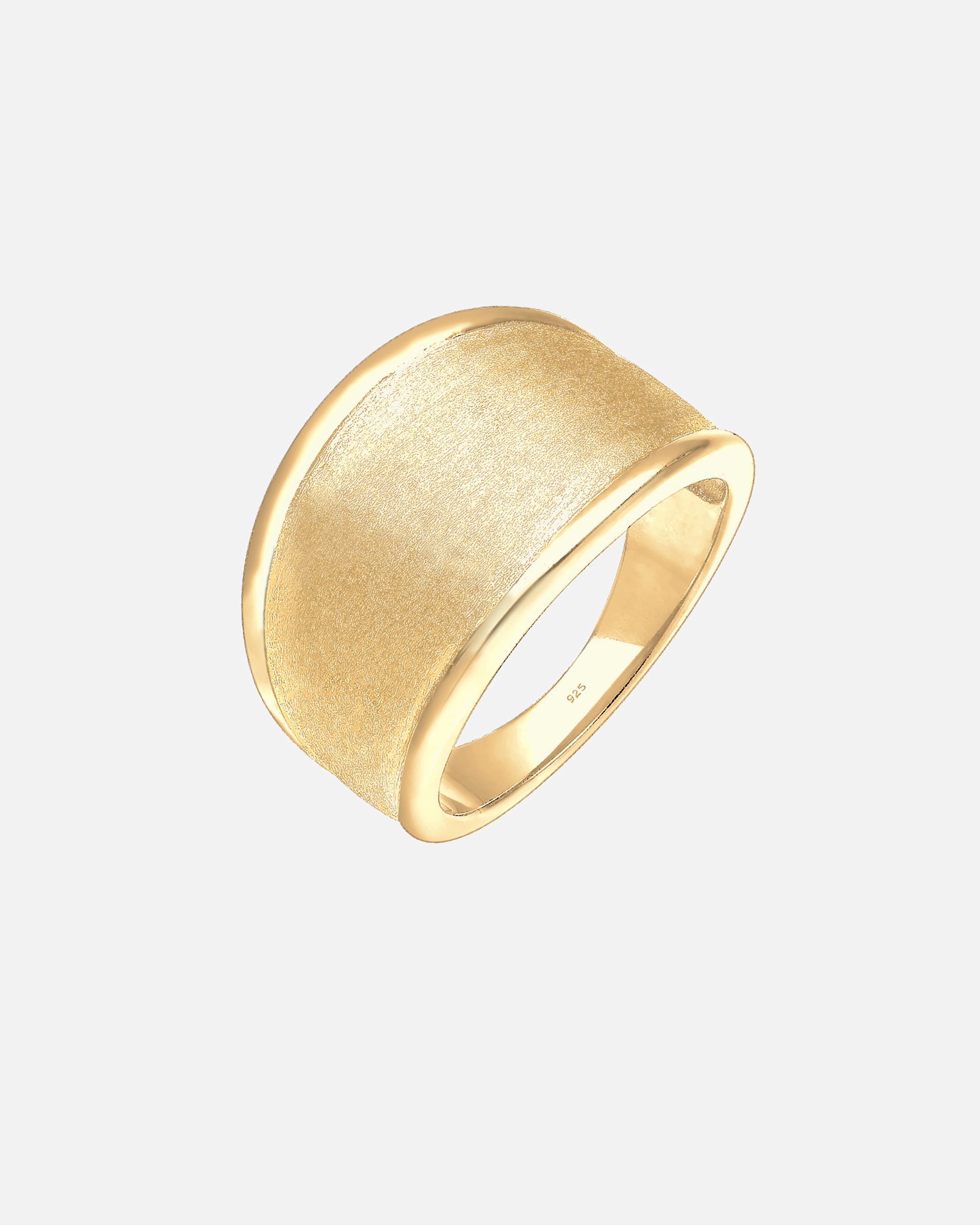 Ring für Weiblich Elli Basic Matt Trend Silber 925 Sterling Silber 58