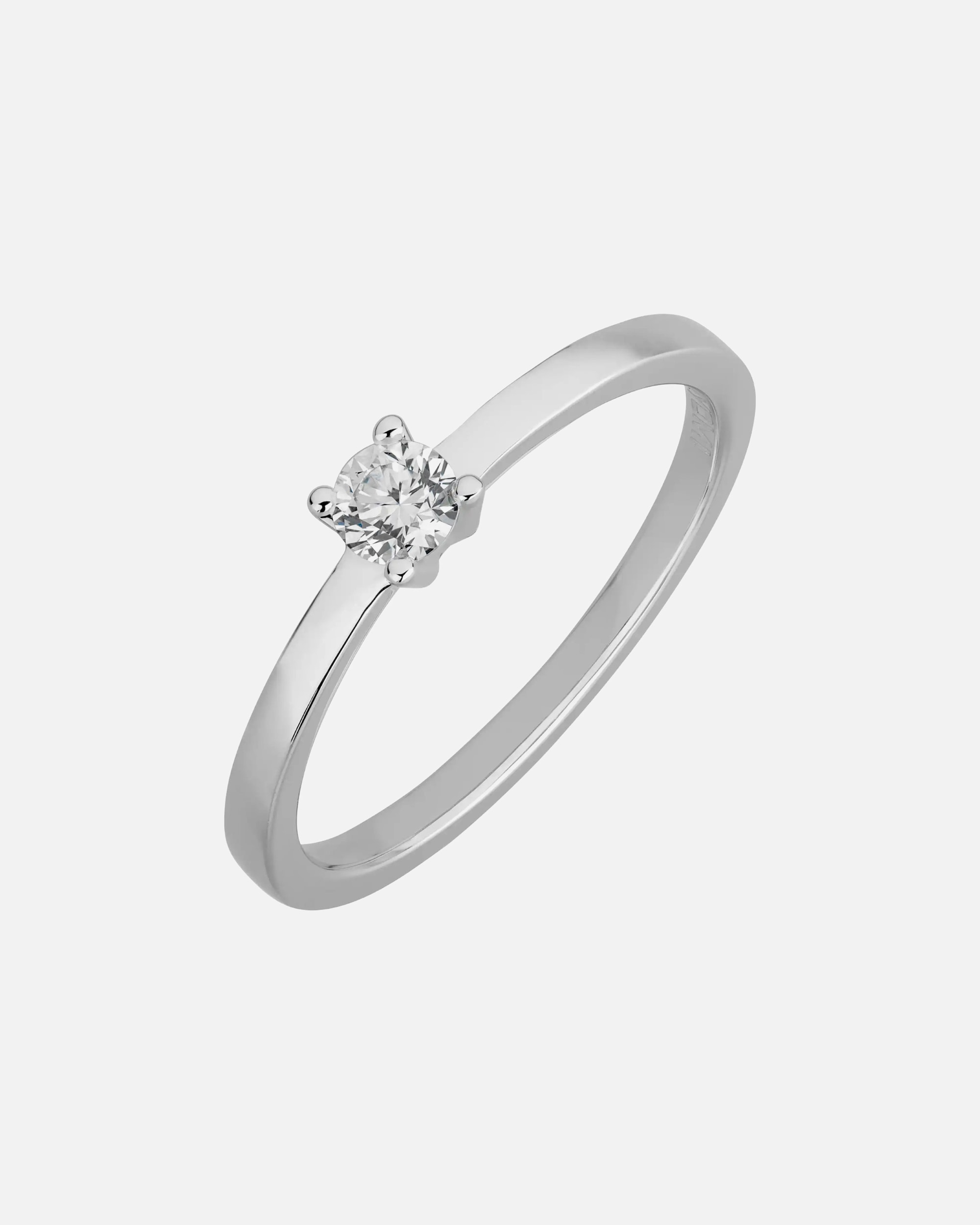 Ring für Weiblich Lyomi Default Brand Line Ring 375/- Gold Diamant Lab Grown weiß 0,20ct. 060 (19,1)