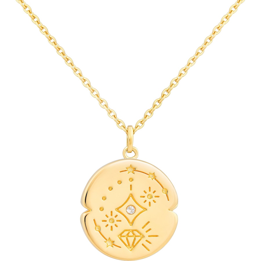 caï Kette 925er Silber One Size Weiss Damen