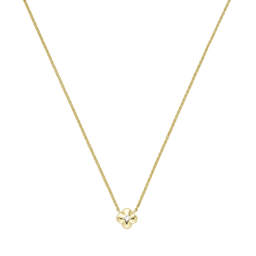 Luigi Merano Kette Anhänger mit Zirkonia, Gold 375 45 cm