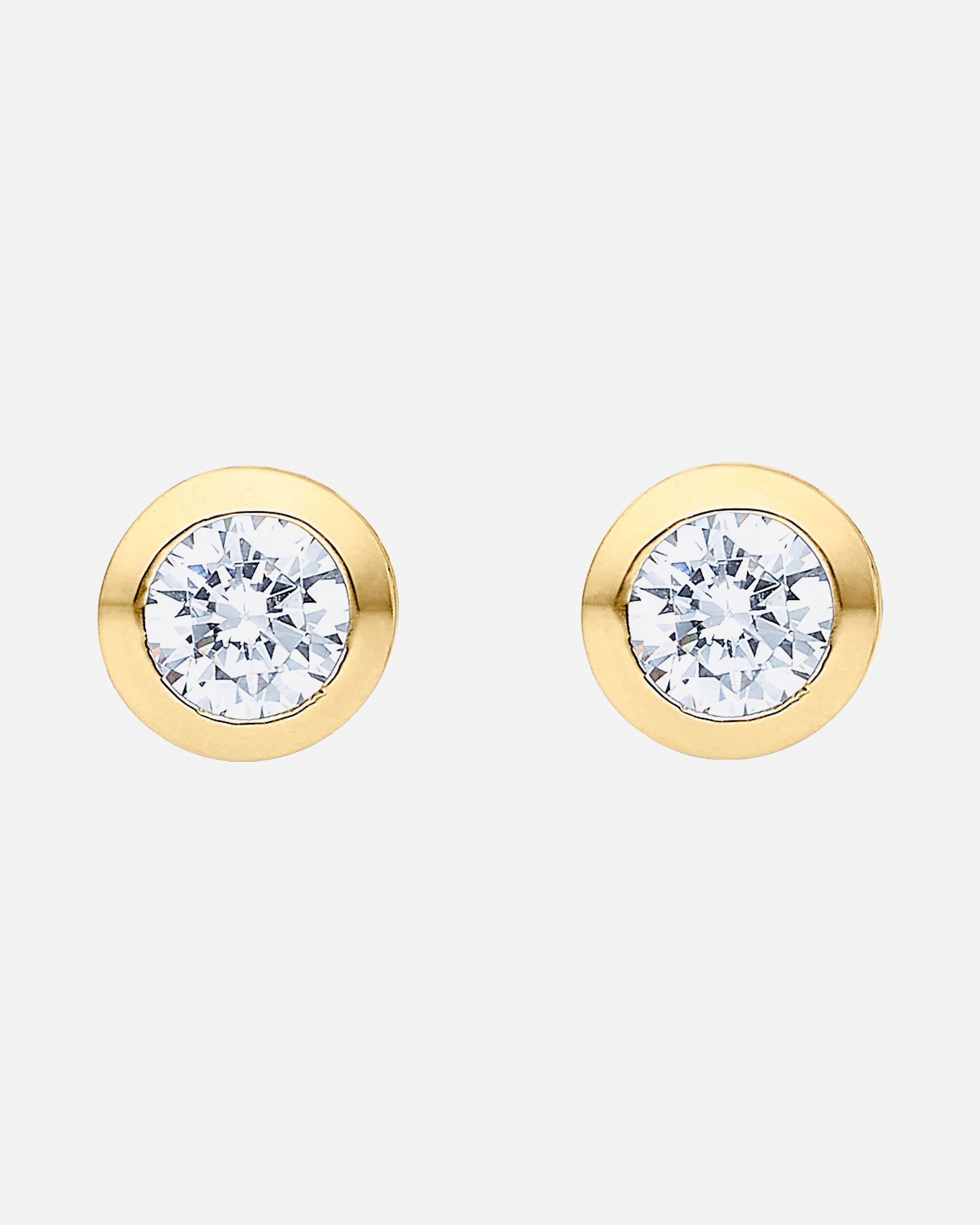 Ohrringe für Weiblich Jette Ohrstecker 925er Silber gold