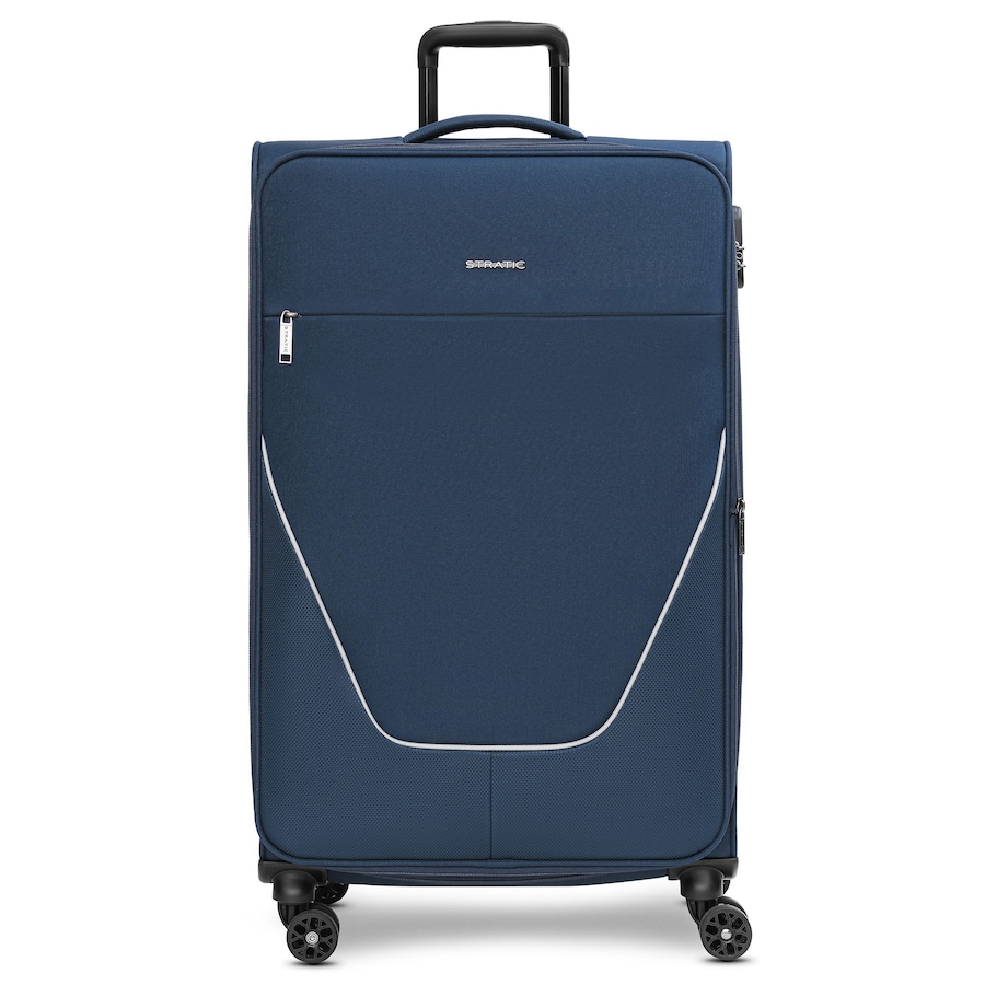 Stratic taska 4-Rollen Trolley L 76 cm mit Dehnfalte navy Violett Herren