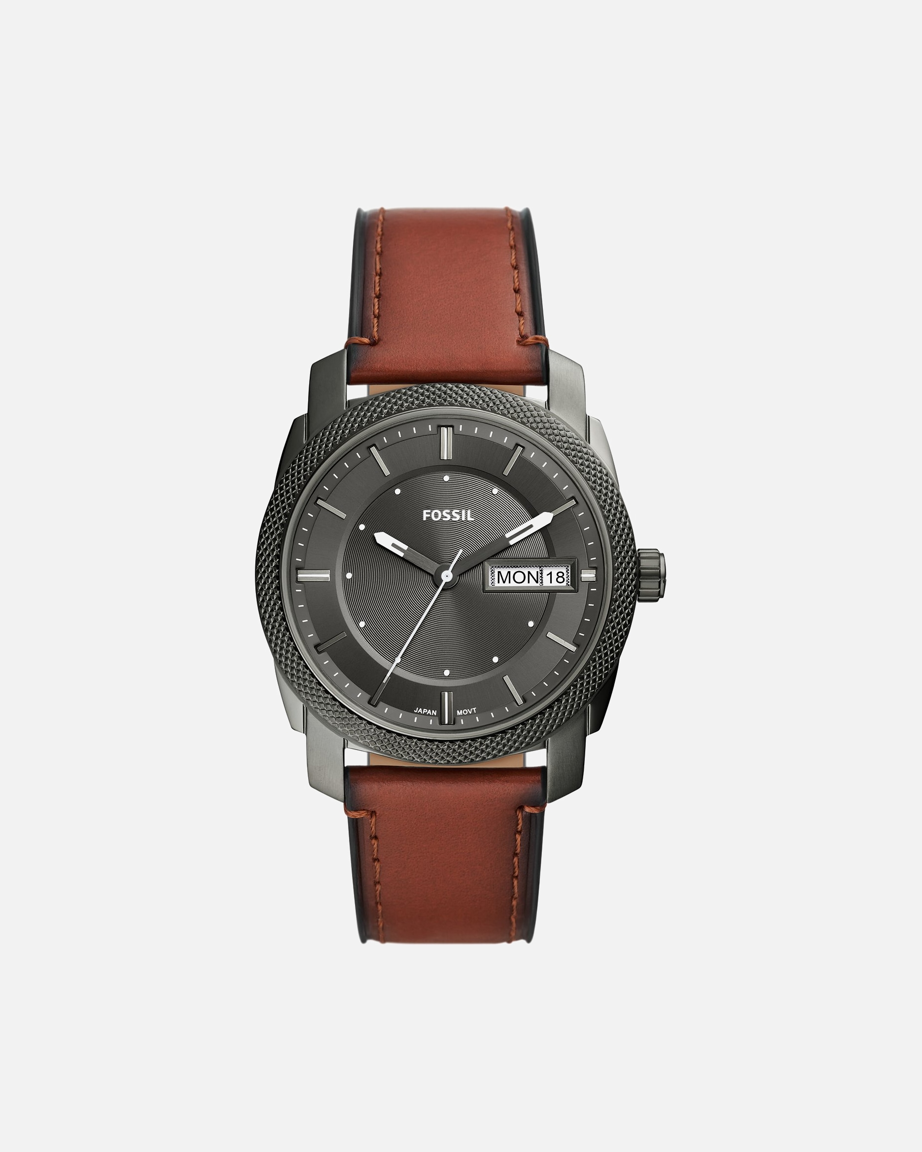 Uhr für Männlich Fossil Herrenuhr Edelstahl braun, grau