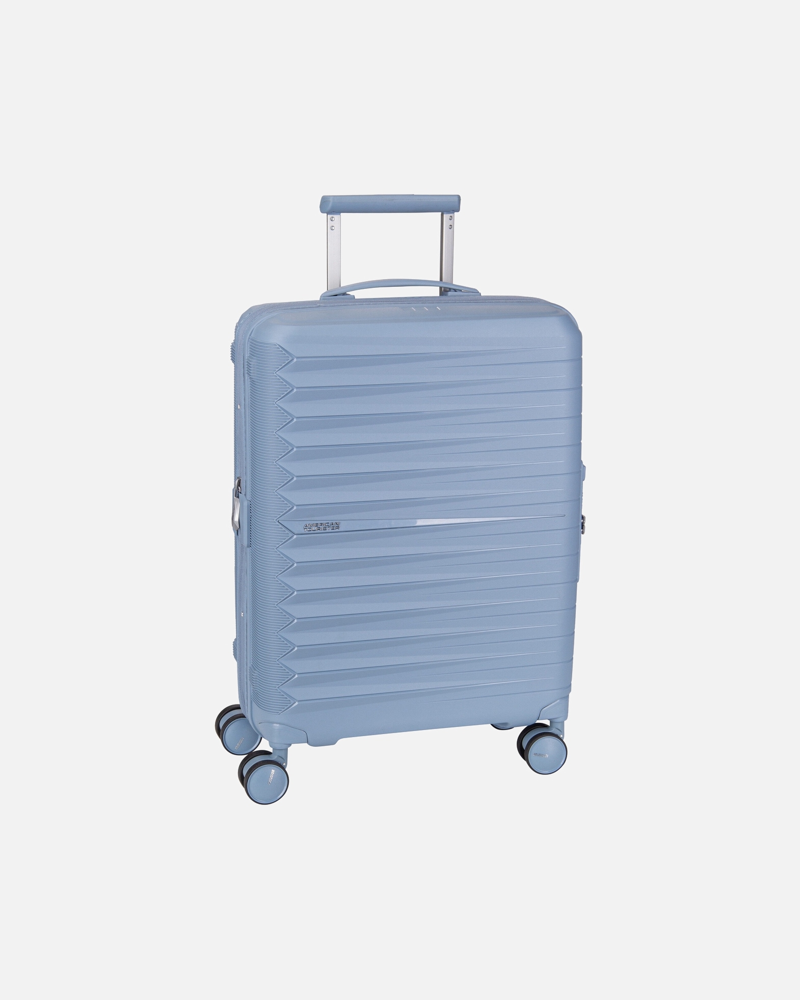 Trolley für Unisex American Tourister Trolley Fastforward Spinner 55 Steel Blue