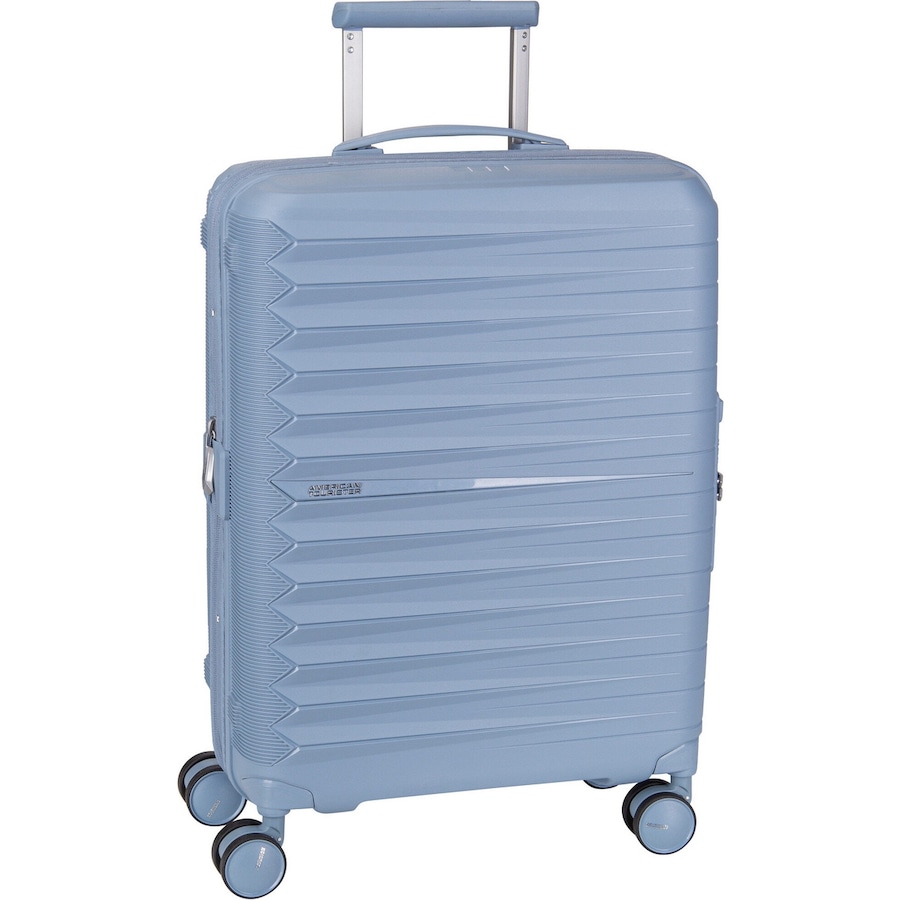 American Tourister Trolley Fastforward Spinner 55 Steel Blue Violett