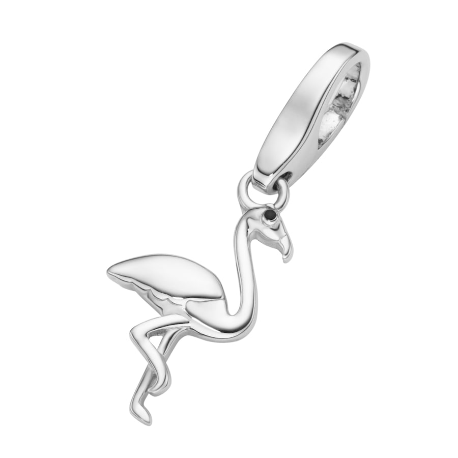 Giorgio Martello Milano Charm Flamingo, Silber 925 Onesize Damen