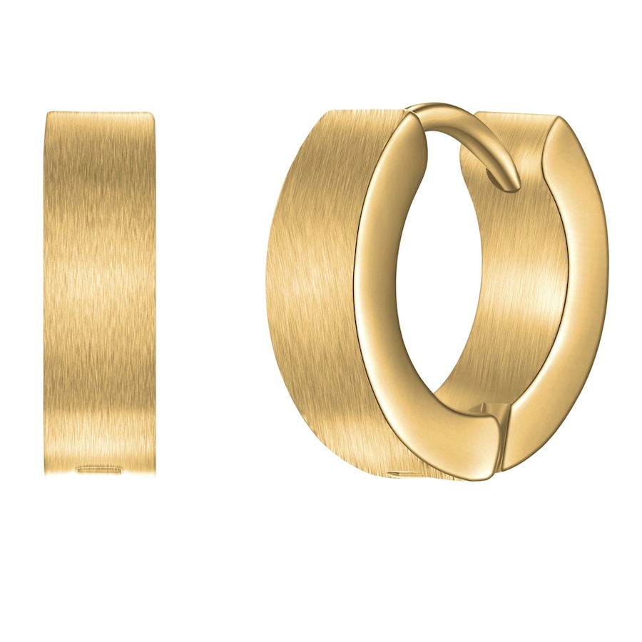 True Rebels Creolen aus Edelstahl in Gelbgold 12,7 mm Herren