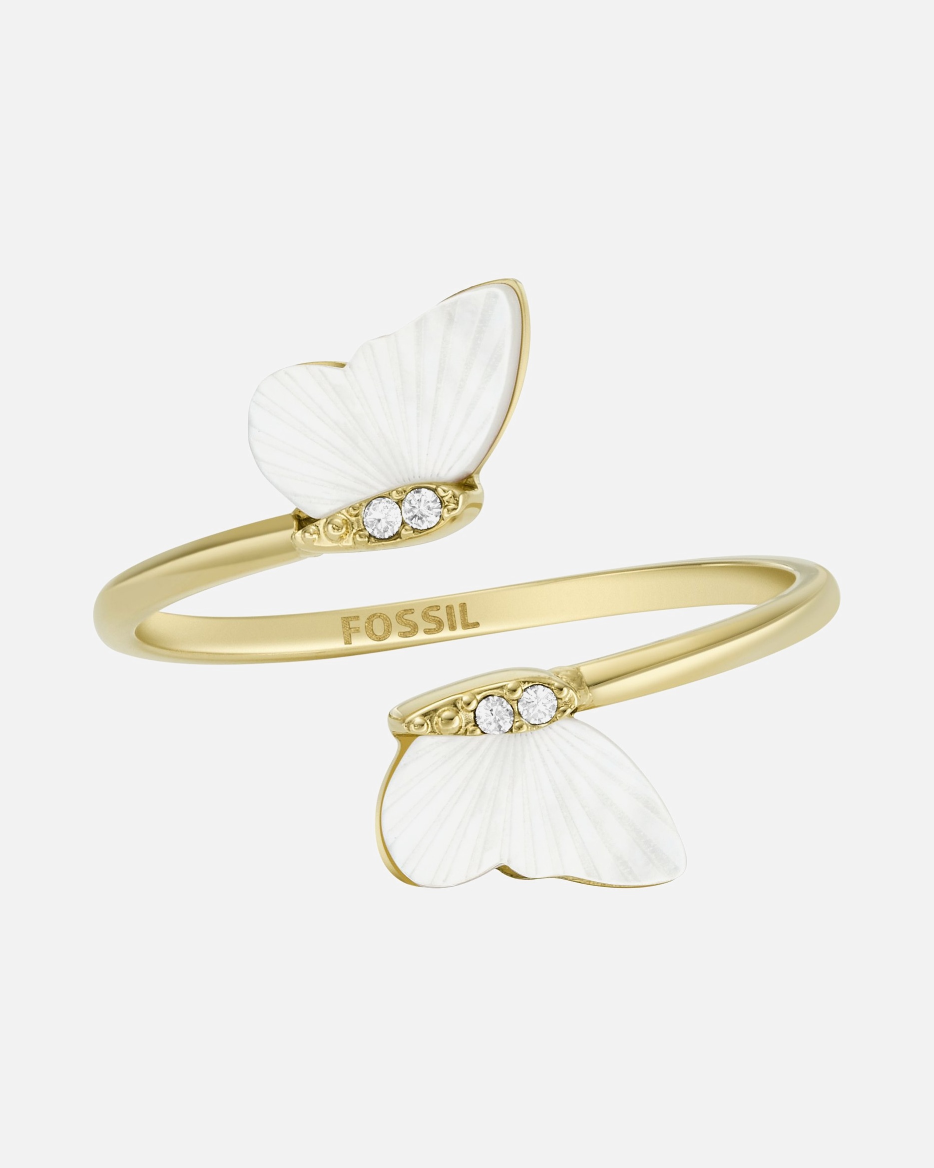 Ring für Weiblich Fossil Damenring Edelstahl 53