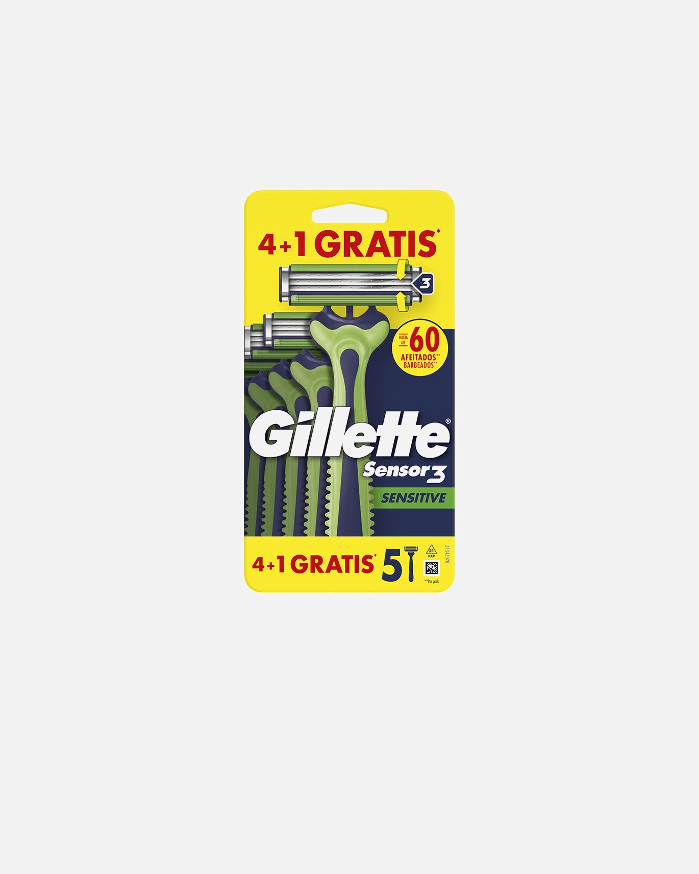 Rasierer für Männlich Gillette GILLETTE SENSOR3 SENSITIVE Einwegrasierer 1 Stück