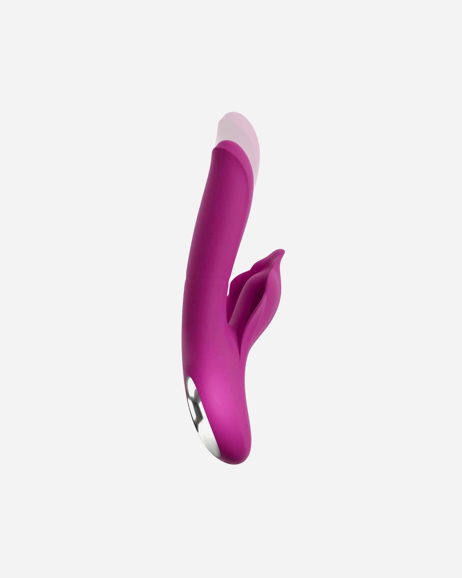 Vibrator für Unisex JAVIDA Rabbitvibrator 4 Function Vibrator lila