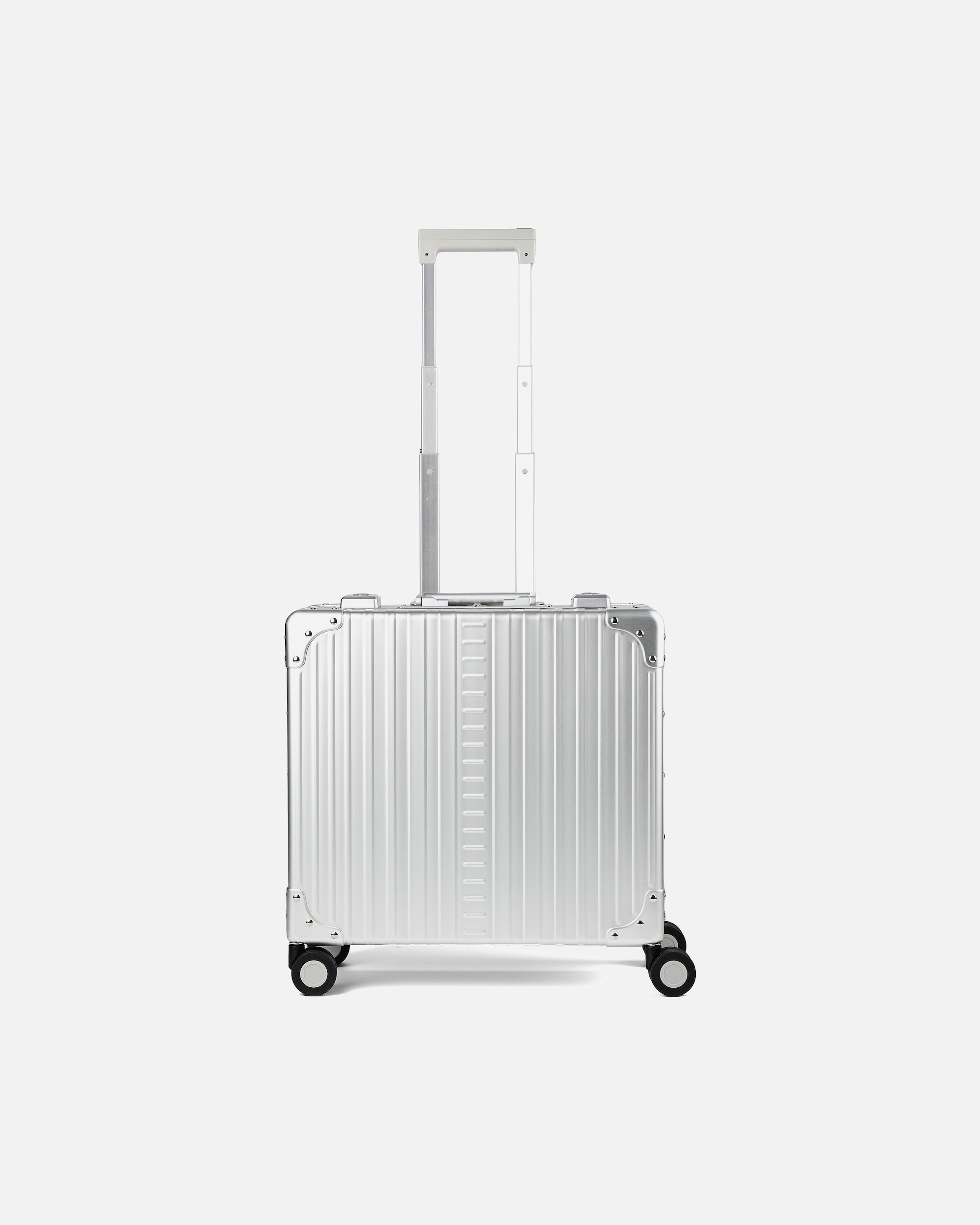 Trolley für Männlich Aleon Deluxe 4-Rollen Businesstrolley 45 cm platinum 1