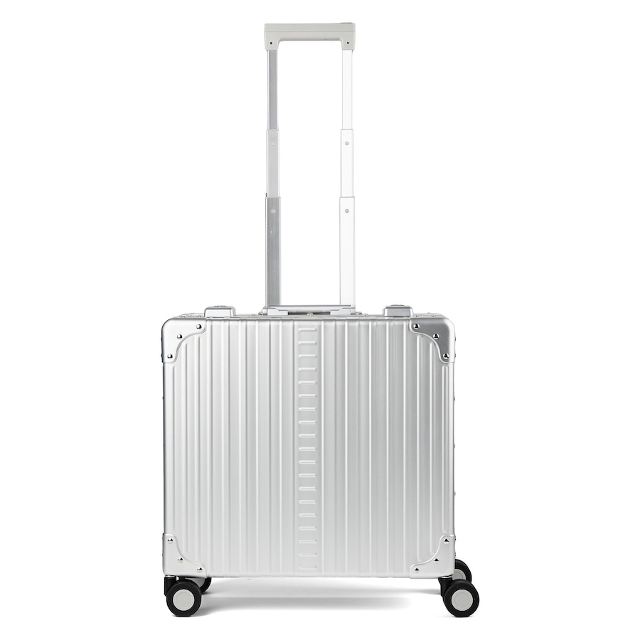 Aleon Deluxe 4 Rollen Businesstrolley 45 cm platinum 1 Grau Herren