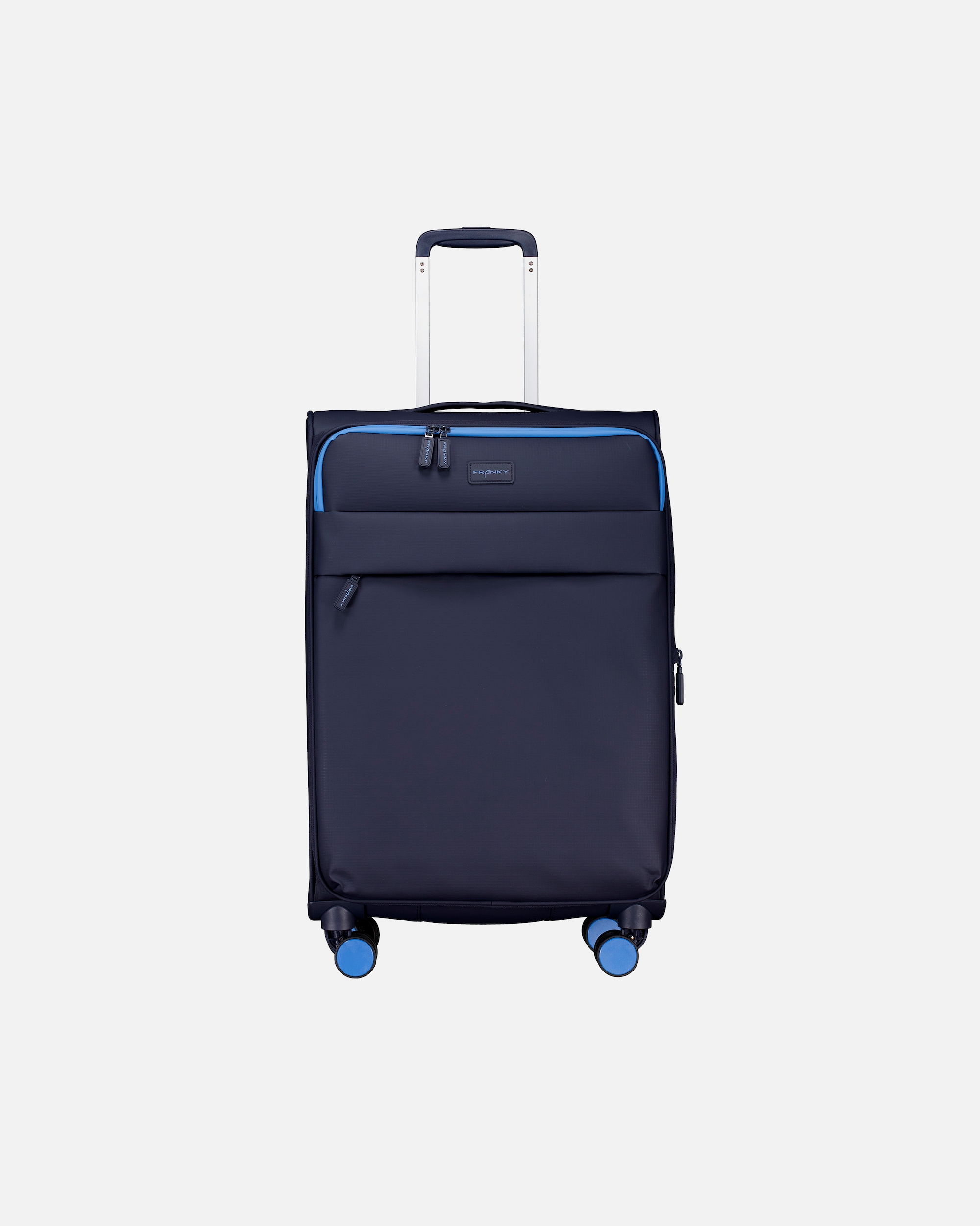 Koffer für Unisex Franky Koffer T25 erweiterbar Größe M Dunkelblau