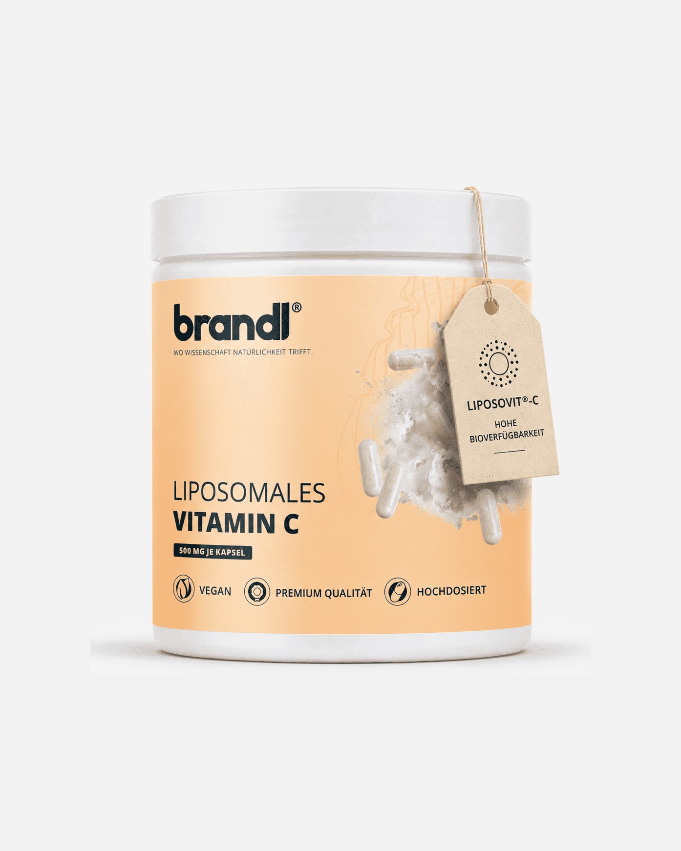 Vitamine für Unisex Brandl Nutrition Liposomales Vitamin C (Ascorbinsäure) 240 Kapseln