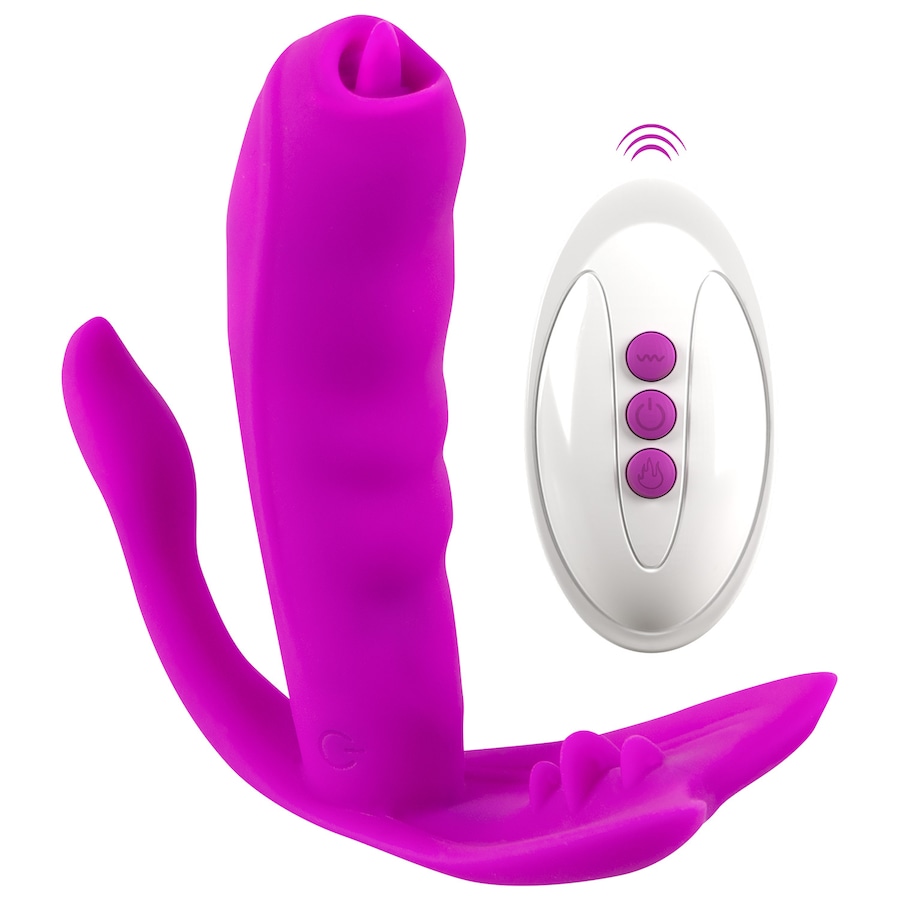 JAVIDA Panty Vibrator RC Licking Vibe lila