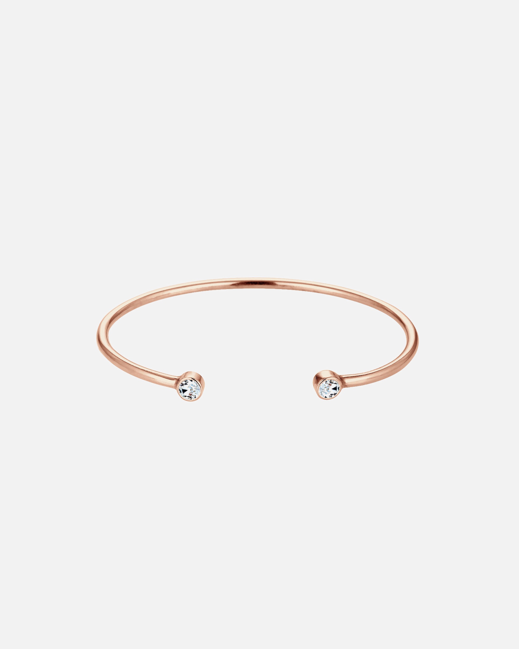 Armreif für Weiblich Elli Armreif Weiß 925 Sterling Silver, mit Kristallen von Swarovski® rosefarben