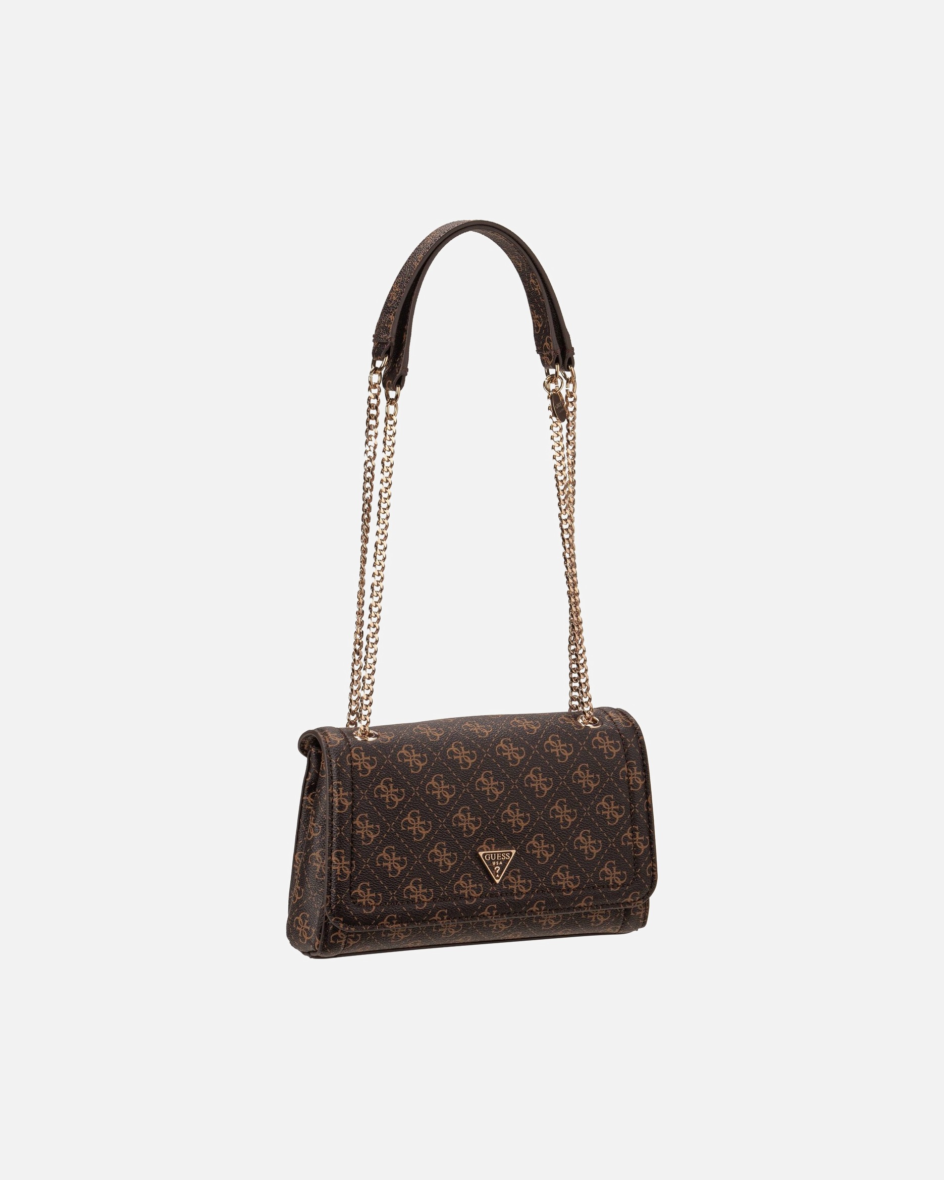 Handtasche für Weiblich Guess Handtasche Noelle II Conv XBody Flap Logo Brown