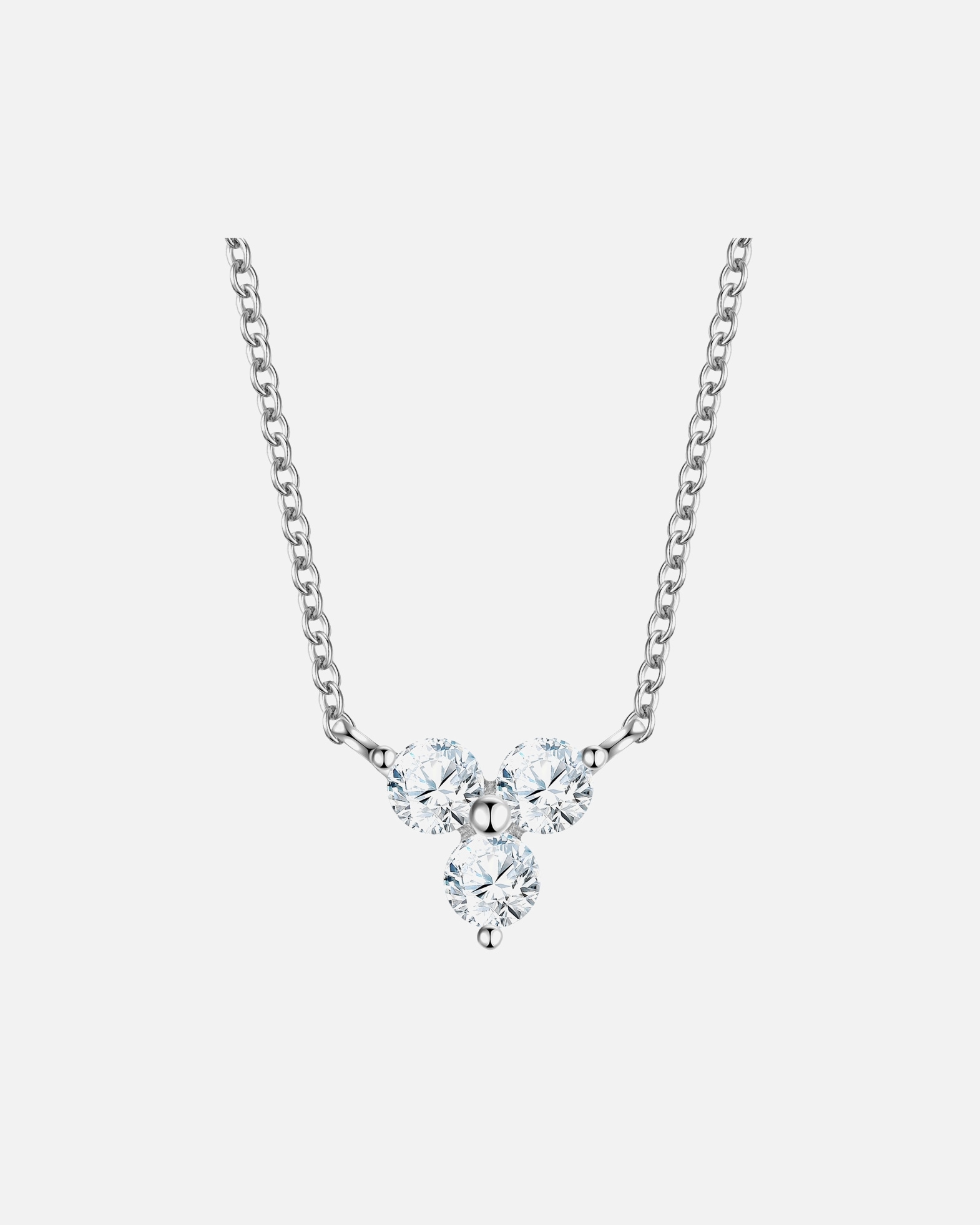 Halskette für Weiblich Glanzstücke München Halskette aus Sterling Silber in Silber mit Zirkonia 40,0 cm Basiskette + 5,0 cm Verlängerung