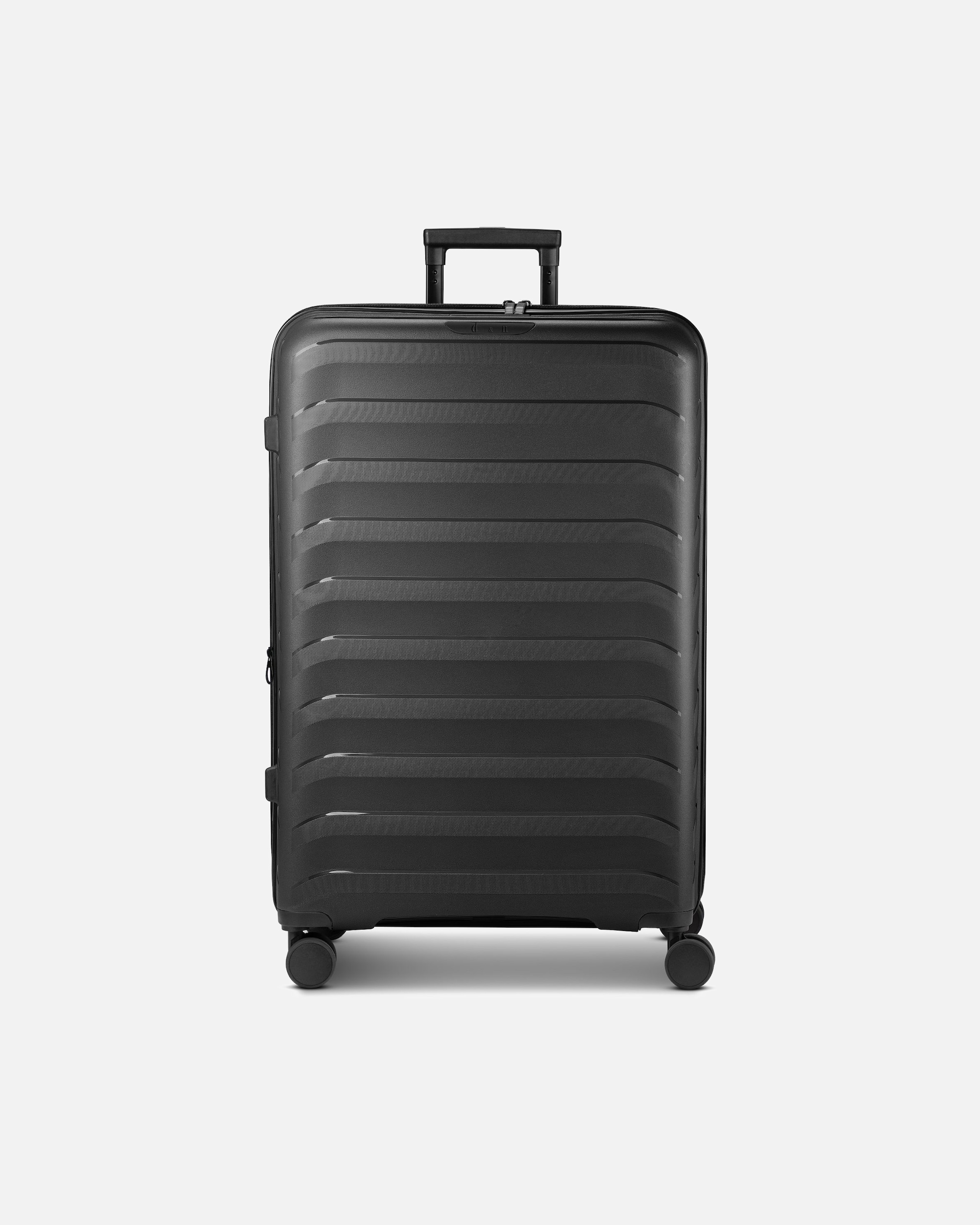Koffer für Männlich d & n Toronto 4 Rollen Trolley L 75 cm mit Dehnfalte black