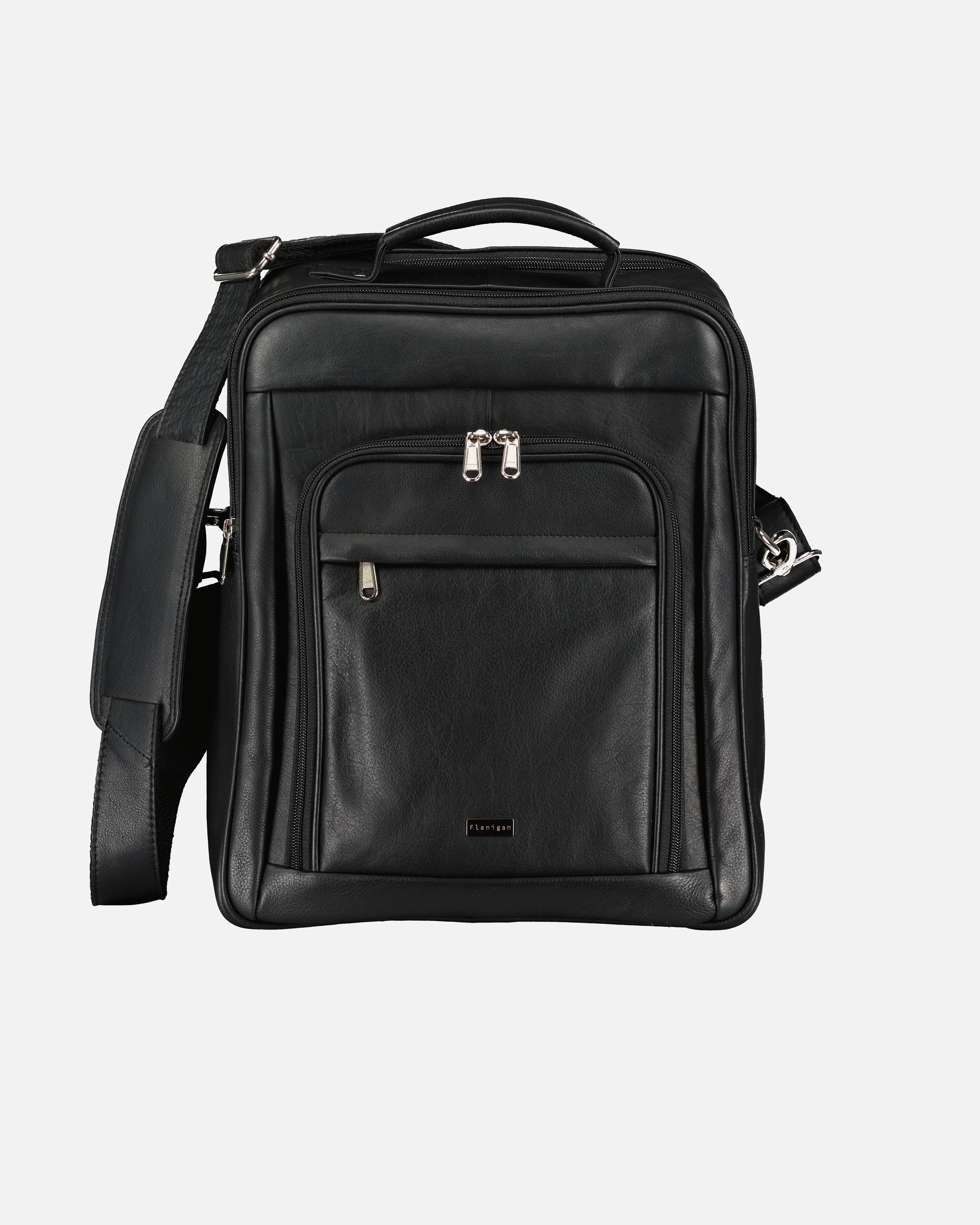 Kofferanhänger für Männlich Flanigan Reiseumhänger Alba 410 IATA-konform Schwarz