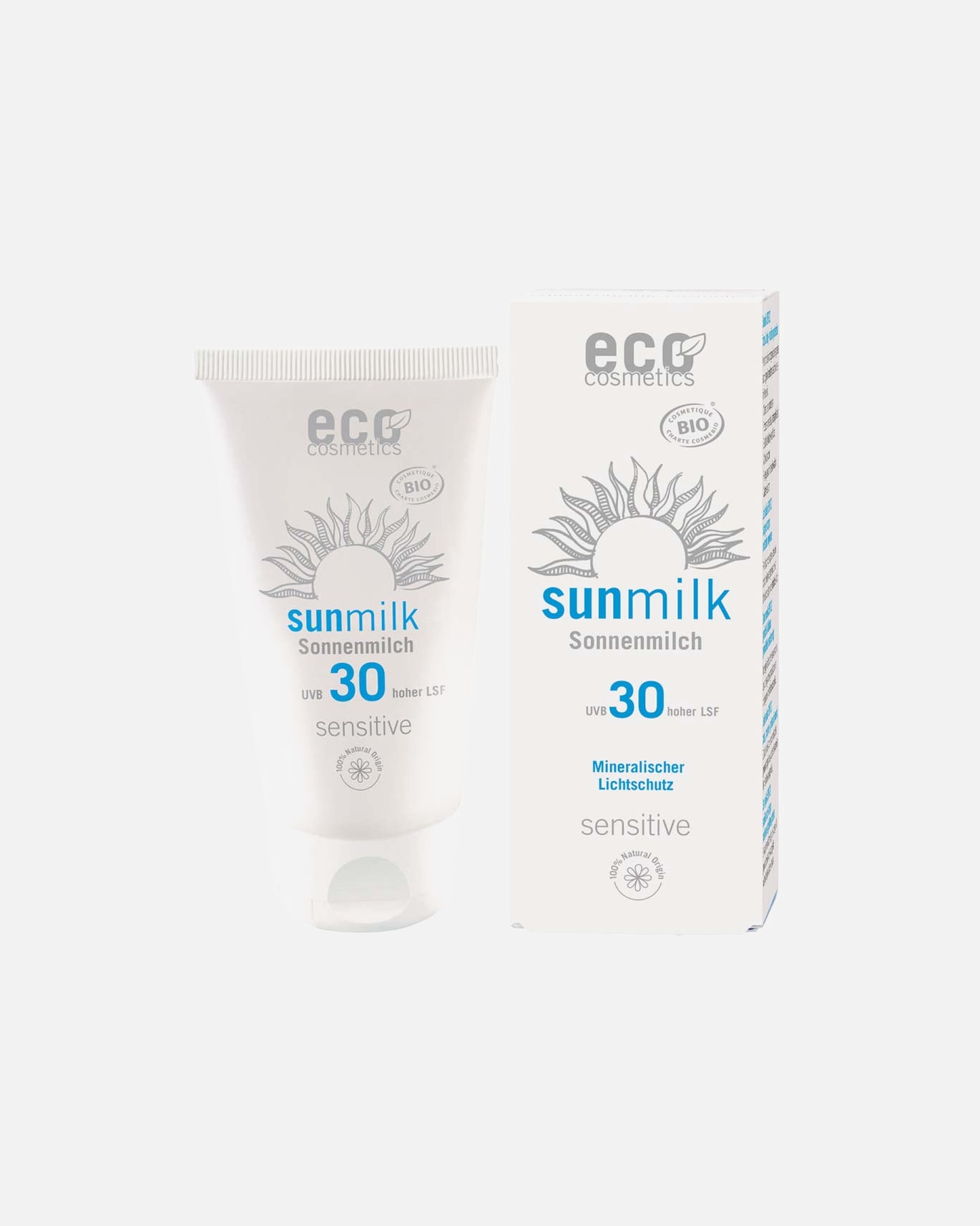 Sonnencreme für Unisex Eco Cosmetics Sonnenmilch - LSF30 Sensitive 75 ml