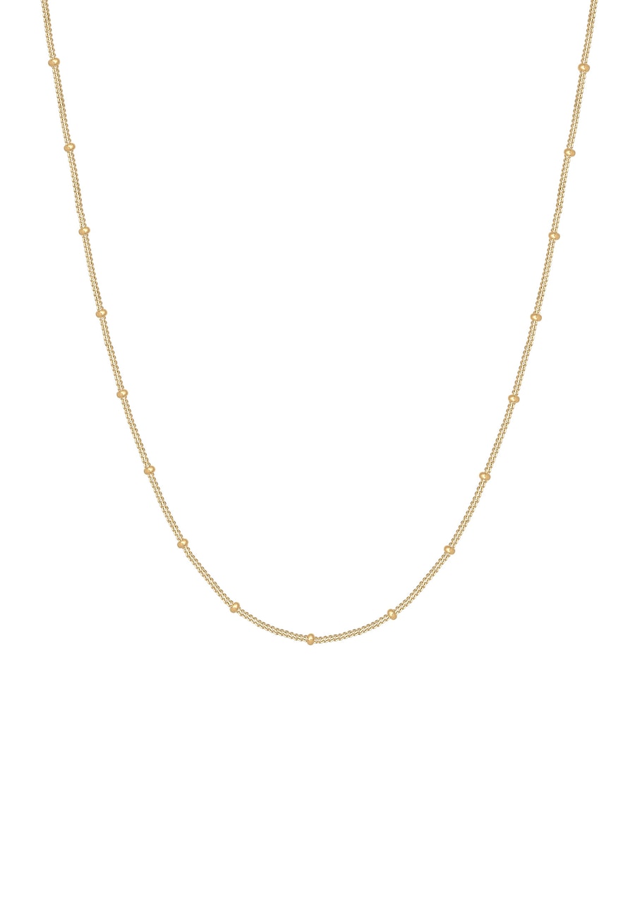 Elli Basic Panzerkette Kugeln Trend Fein 925 Silber 60 Damen